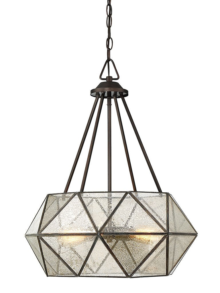 Savoy House 7-9008-4-28 Tartan 4-Light Pendant in Oiled Burnished Bronze