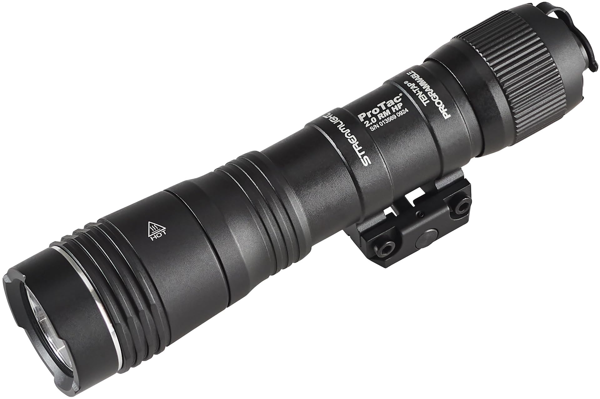 Streamlight 89014 ProTac 2.0 Rail Mount HP 2000-Lumen 85,000-Candela USB Rechargeable Tactical Flashlight with MLOK Mount, Press