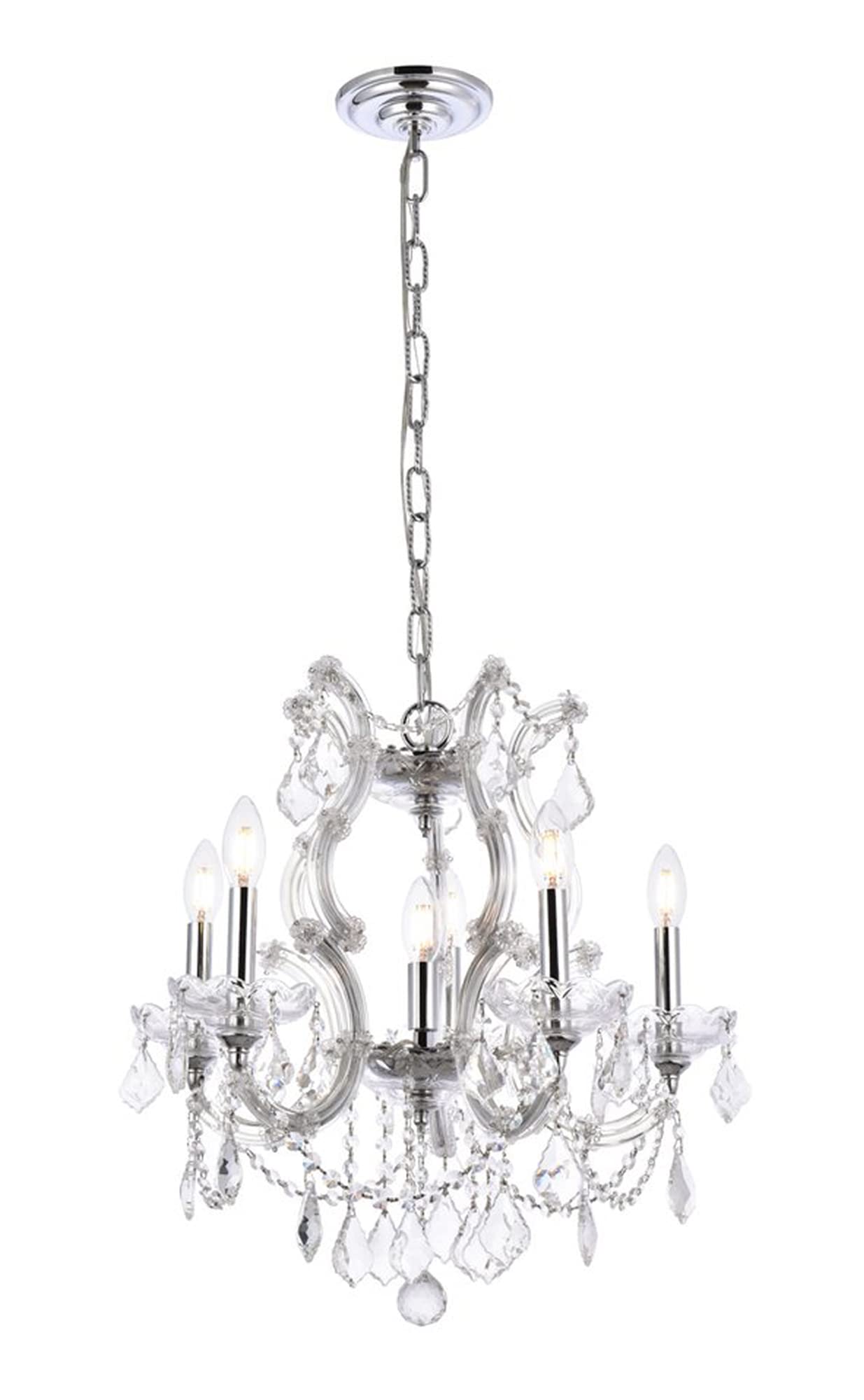 Elegant Lighting 2800D20C/Rc Royal Cut Crystal, 20&quot; X 25&quot;