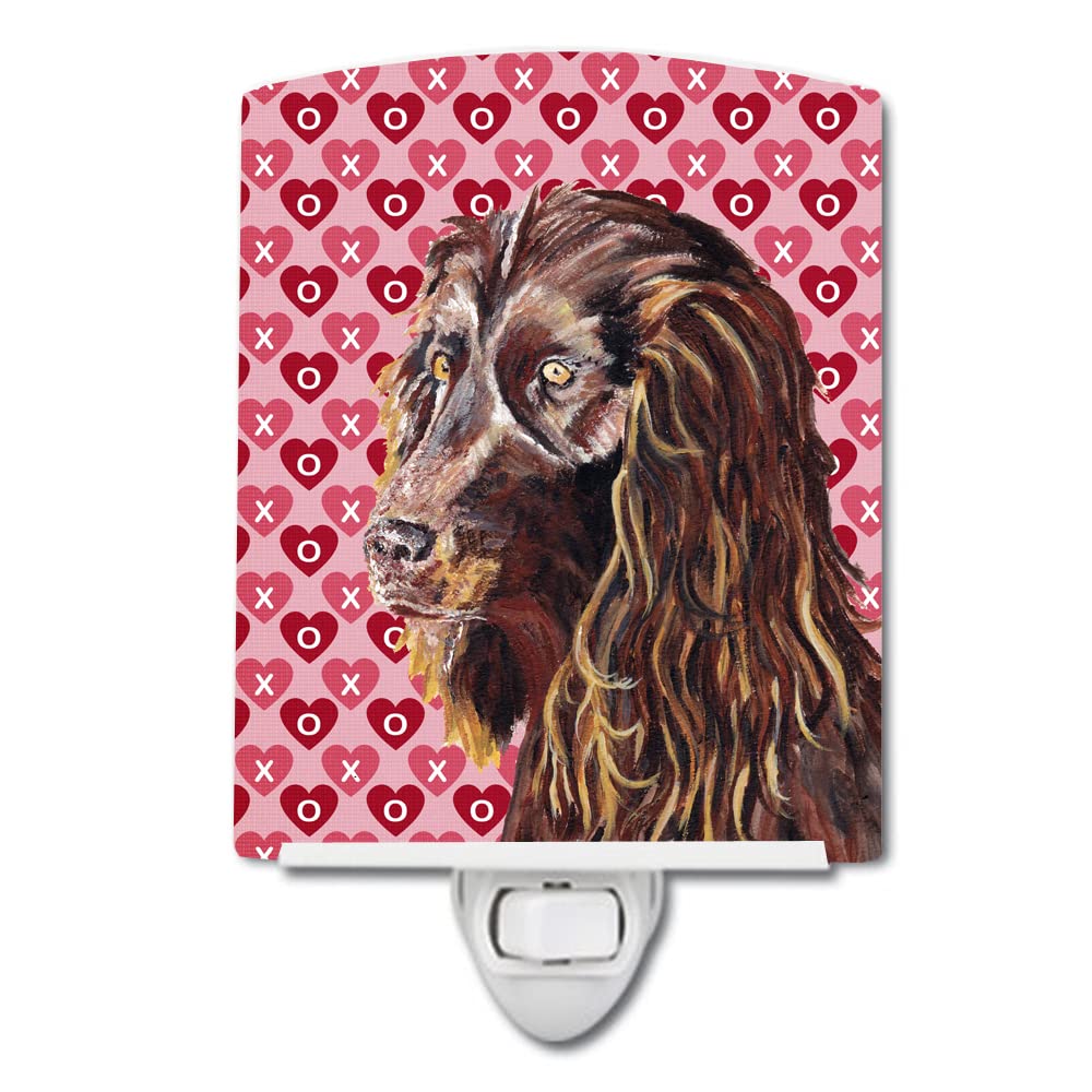 Carolines Treasures Night Light, Boykin Spaniel Design, Ceramic, 6x4x3in, Multicolor, Model SC9560CNL, UL-Certified
