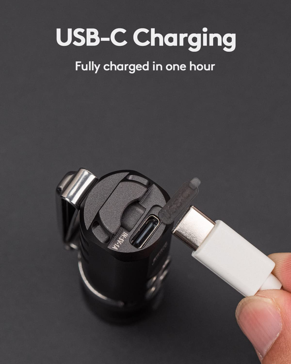 Rovyvon A23 G2 1000 Lumens Usb-C Rechargeable Edc Flashlight, 6500K Cool White 850Mah Led Pocket Flashlight Keychain, With Magne