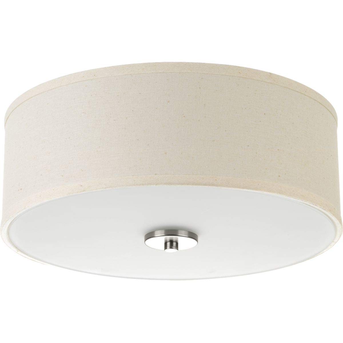 Progress Lighting P3696-0930K9 Close-To-Ceiling, Nickel, 6.00X13.00X13.00