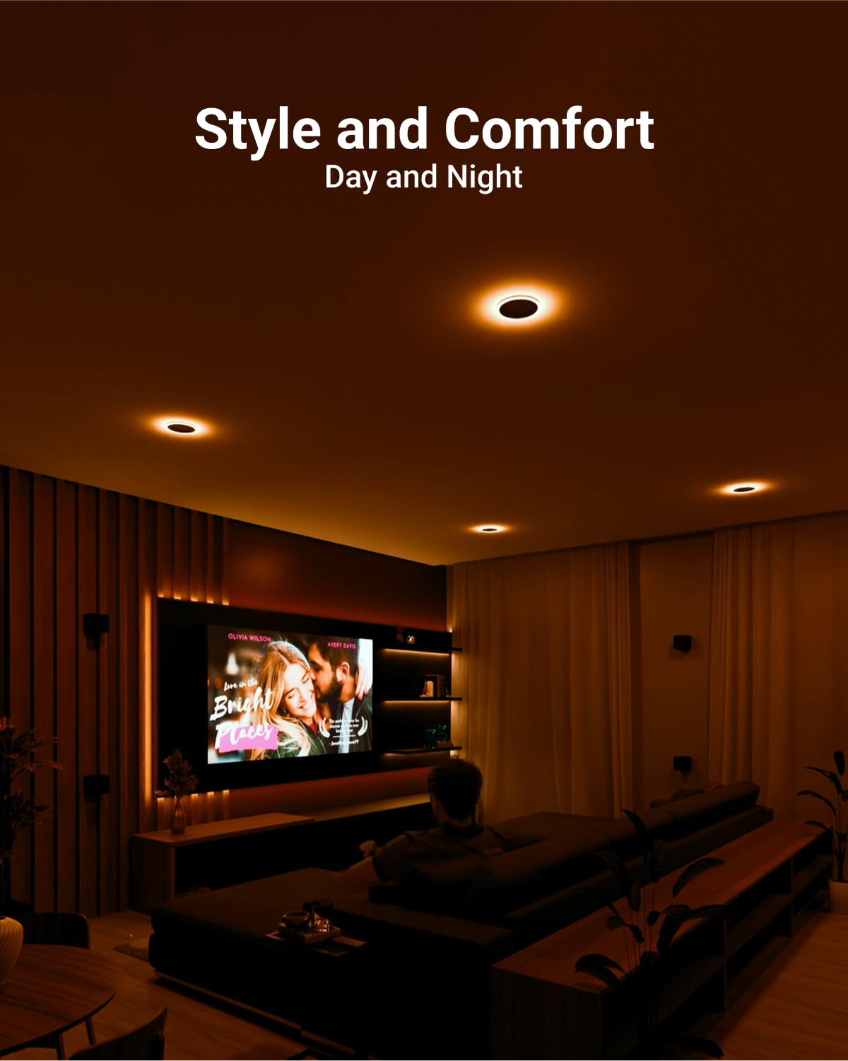 Sunco 6 Inch LED Can Lights, Dimmable Flat Recessed Downlight, 1200 LM, 13W, Selectable CCT 2700K-6000K,
