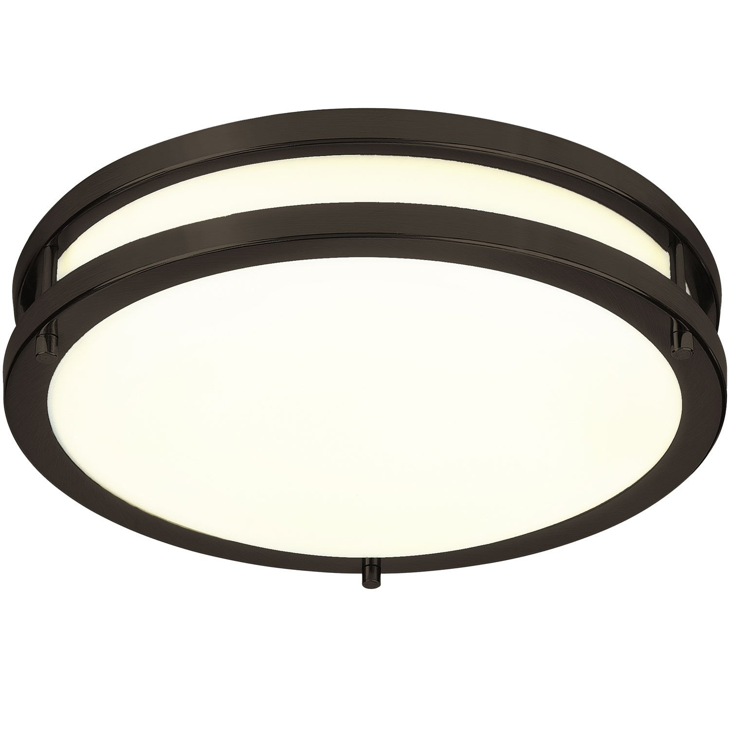 LB72120 LED Flush Mount Ceiling Light, 12 inch, 15W (150W Equivalent) Dimmable 1200lm, 3000K Warm White, Oil Rubbed Bronze Round