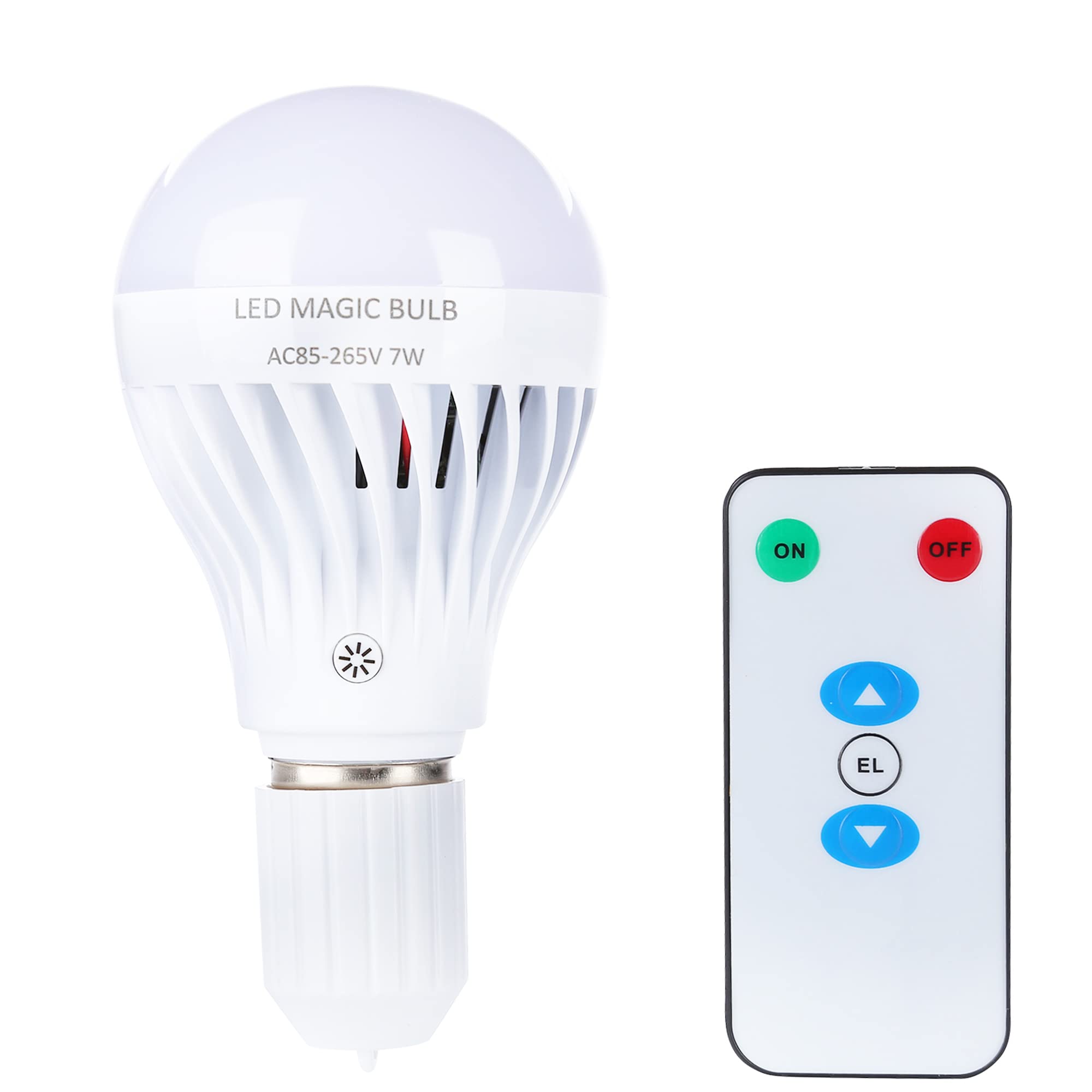Bsod Rechargeable Light Bulbs With Remote, Battery Operated Light Bulb Emergency Light Magic Lightbulb For Cordless Lamps Backup