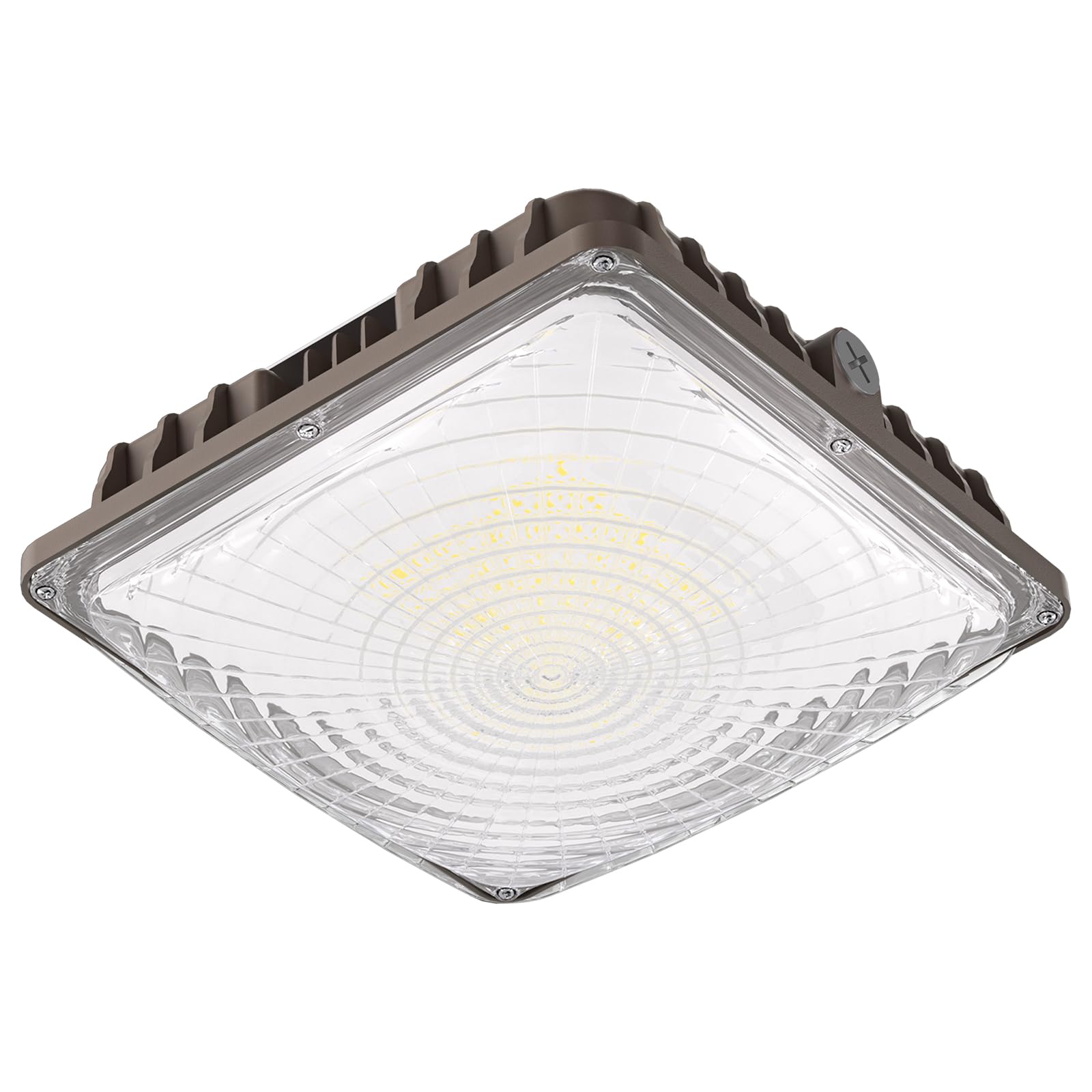 40W LED Canopy Light, 6000LM LED Canopy Lights Outdoor, IP65 Waterproof Canopy Light for Gas Station Industrial Lighting Garage 