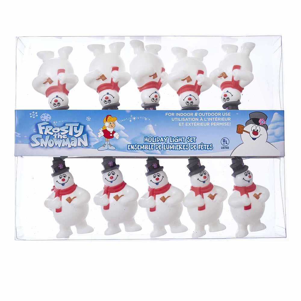 Kurt Adler 10-Light Frosty the Snowman Light Set