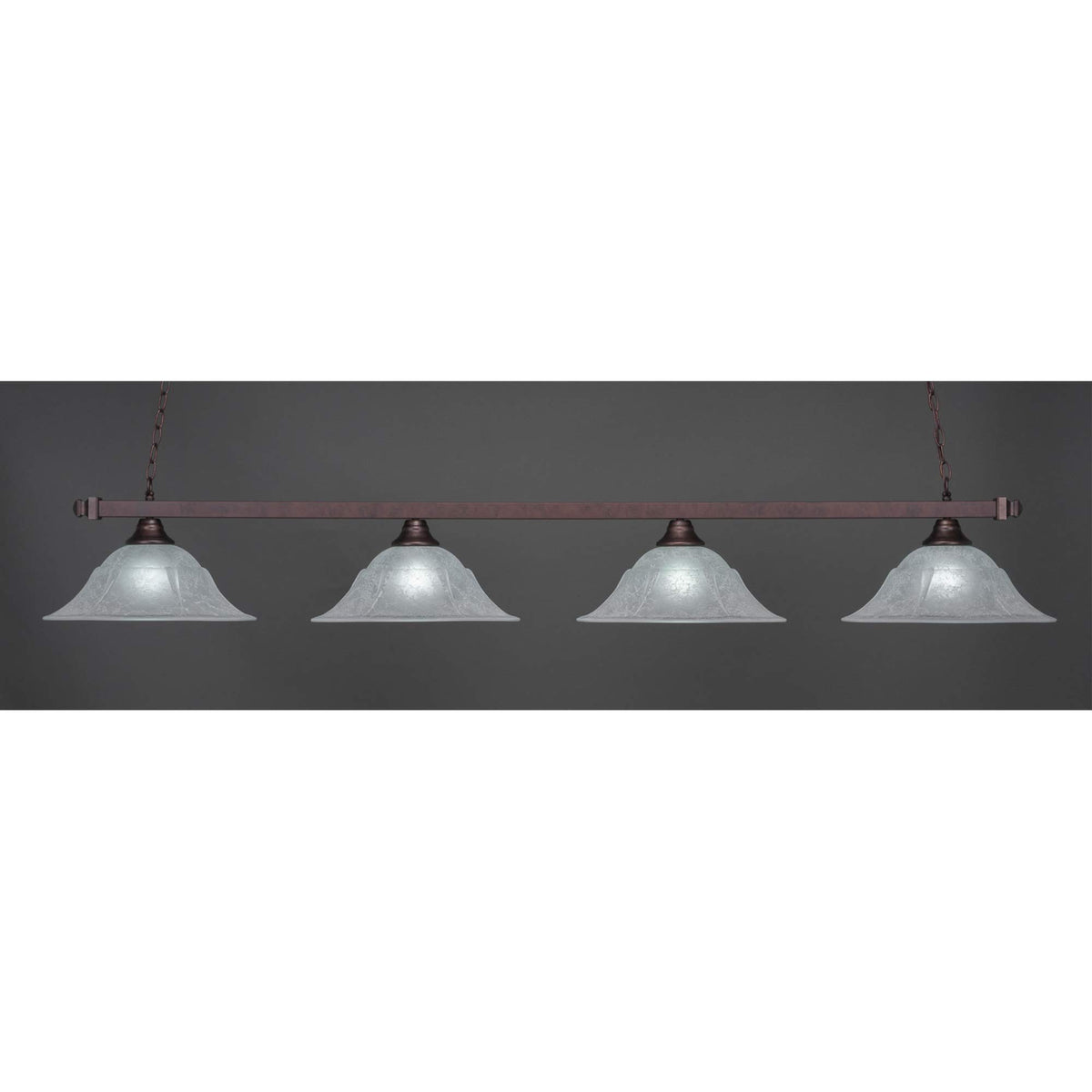 Square 4 Light Island in Bronze (804-BRZ-53615)