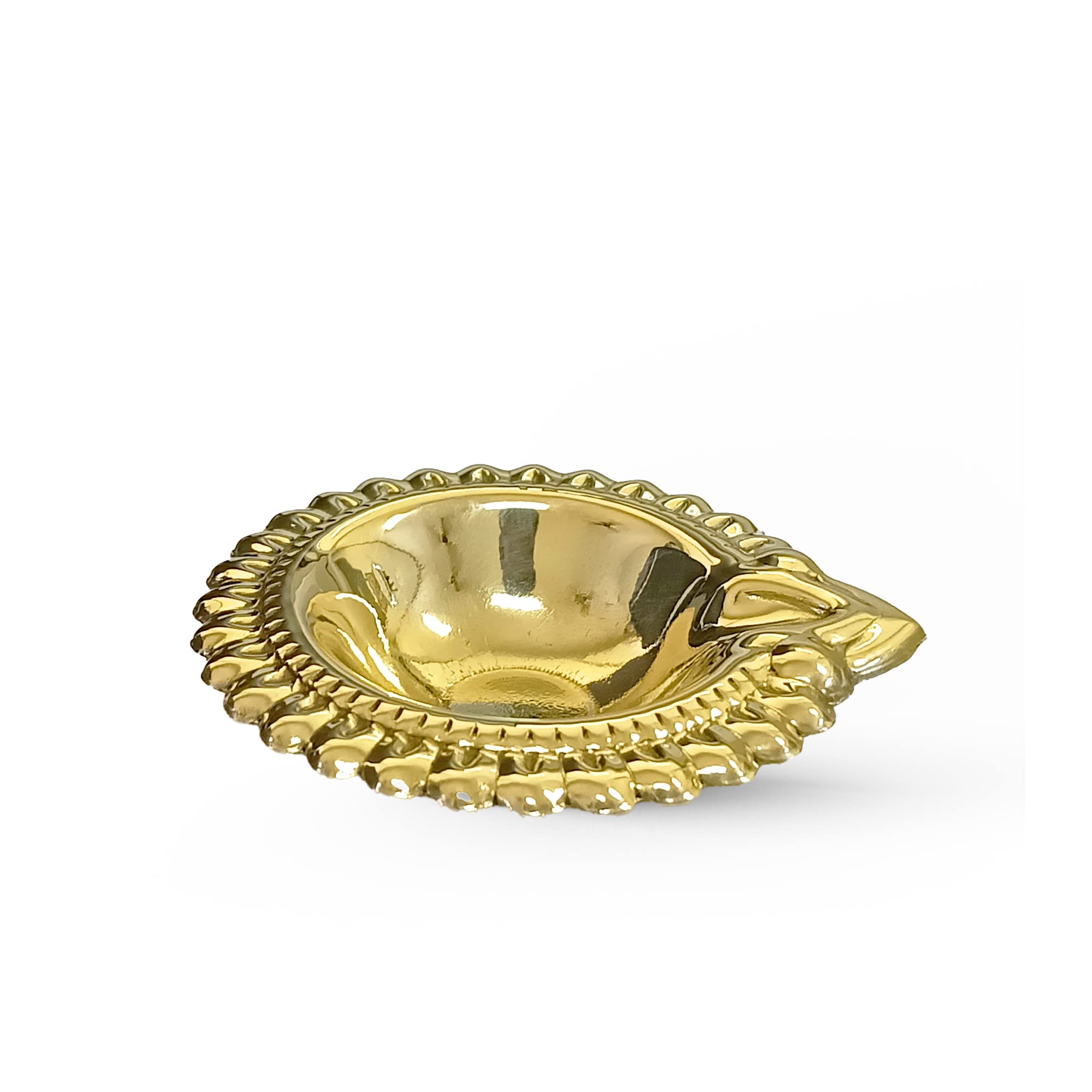 Vintageware BRASS DIYA for Puja Arti in Home and Office || Diwali Lights for Decoration || PACK of 6, Small