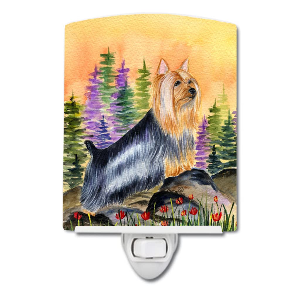 Carolines Treasures Ceramic Night Light, SS8262CNL, 6x4x3in, Multicolor, UL-Certified for Bedroom, Bathroom, Nursery, Kitchen