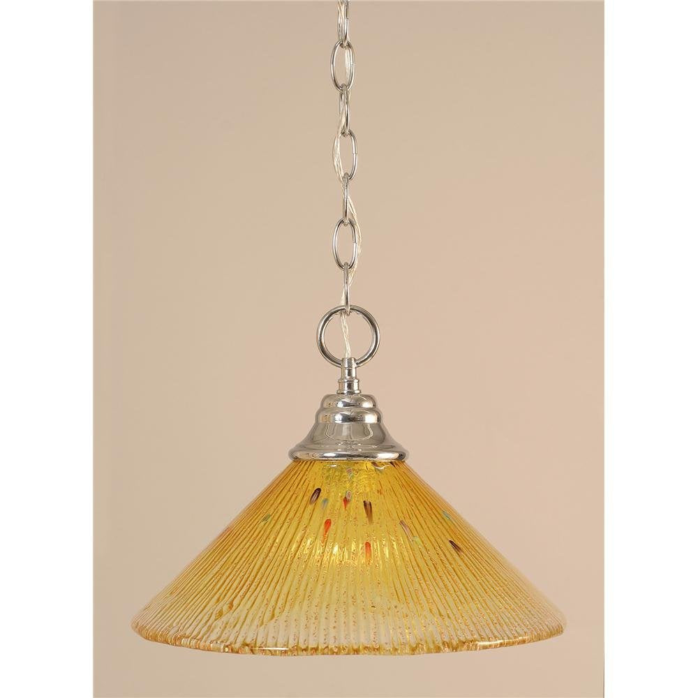 Downlight Pendant W Gold Champagne Crystal Glass Shade