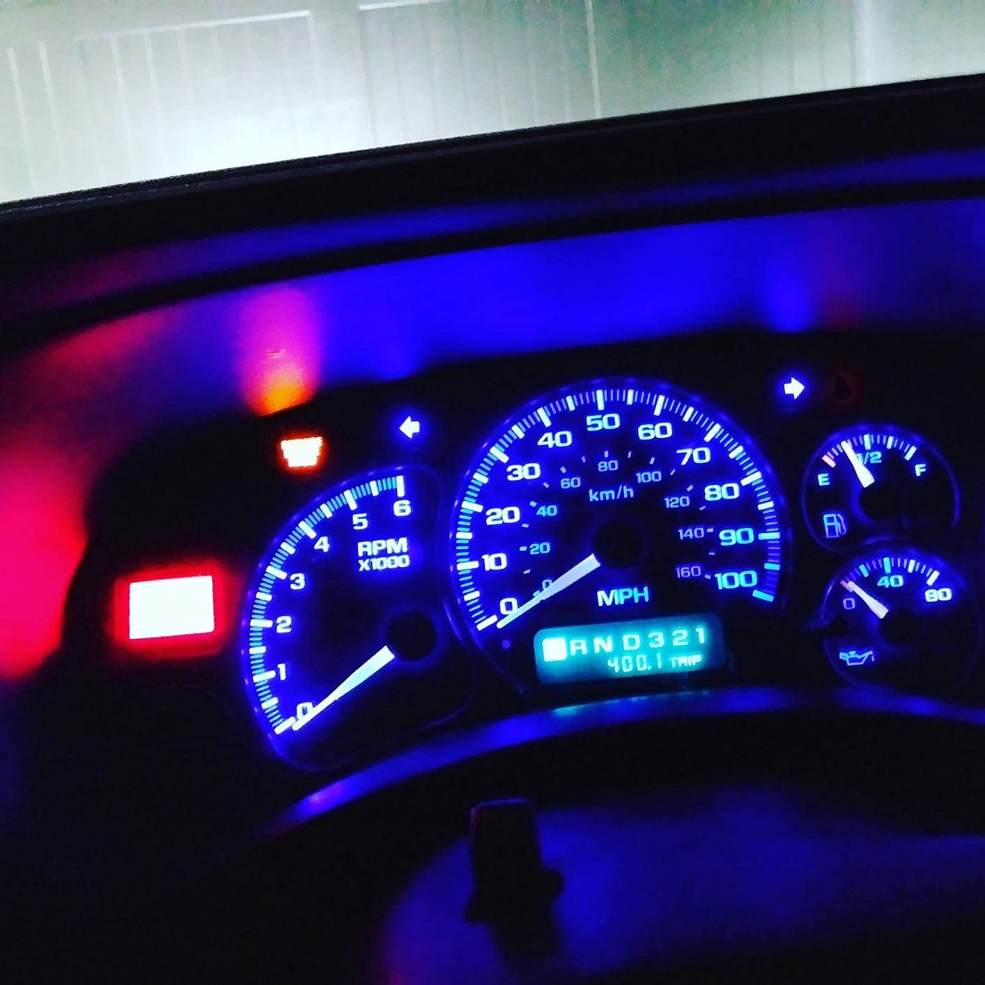 Brishine T5 74 2721 Led Bulbs Ultra Blue With Twist Lock Socket, Canbus Error Free Pc74 Pc37 882 Dashboard Instrument Panel Ligh
