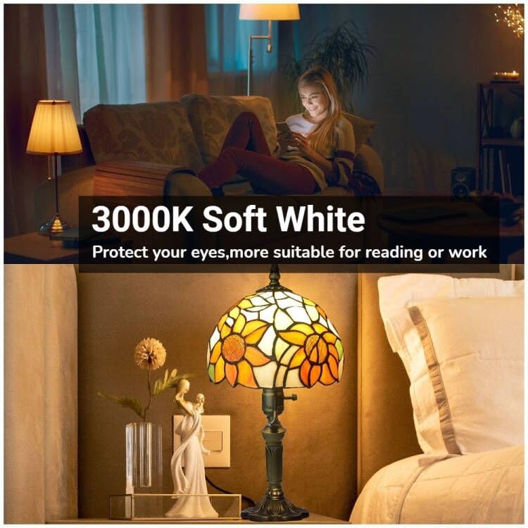 Vvh Ul Listed 3 Way Led Light Bulbs 4 Pack, 30 70 100 Watt Equivalent, Soft White 3000K A19 Light Bulbs E26 Base, Indoor Three Way Light Bulbs For Reading,Table Lamps,Floor Lamp
