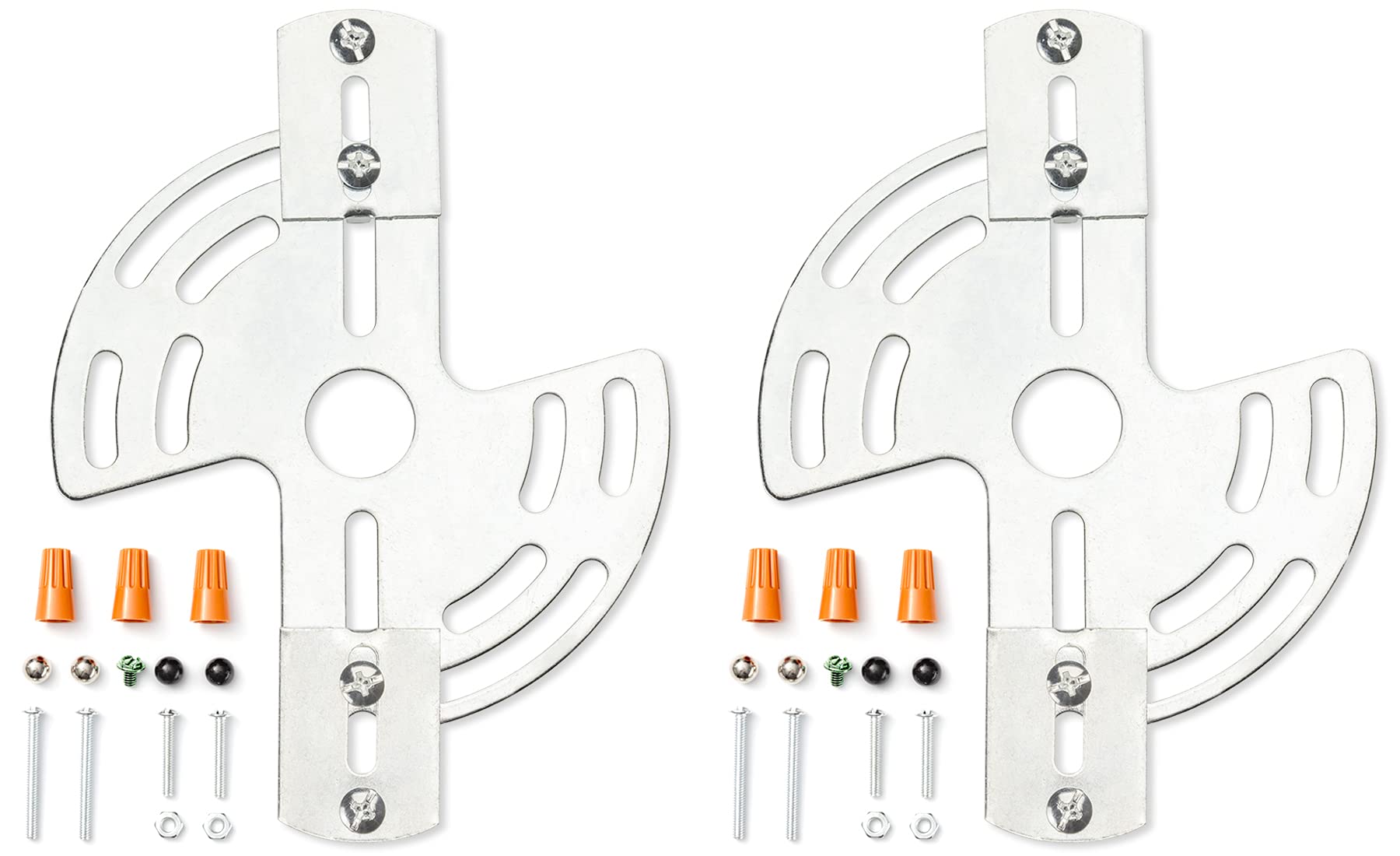 Qc Lighting Adjustable Crossbar with Screws and Nuts, Multifunctional Ceiling Light Bracket Light Fixture Crossbar Plate for Mou