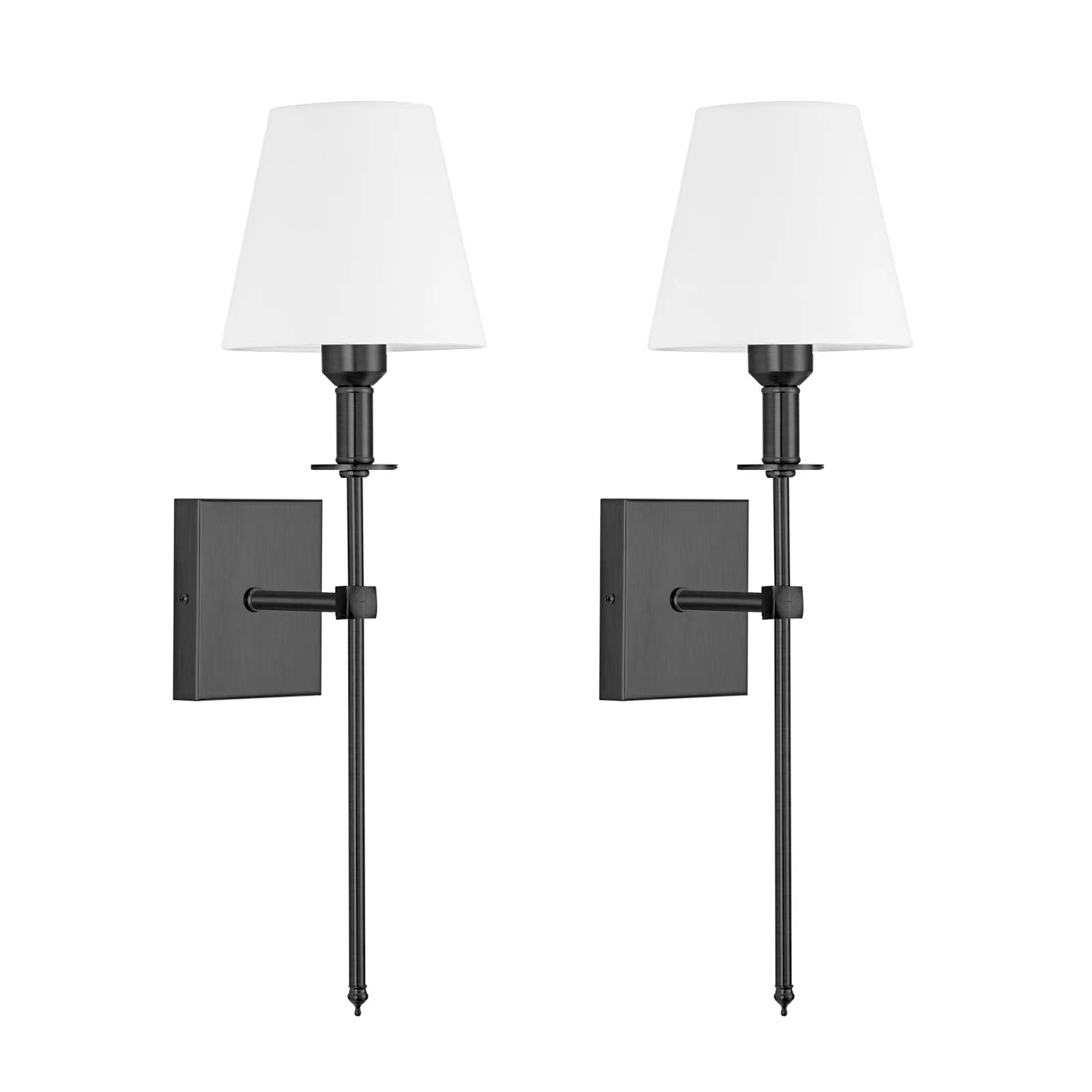 Wall Light Battery Operated Sconce Set Of 2,not Hardwired Fixture,Battery Powered Wall Sconce With Remote Dimmable Light Bulb,Ea