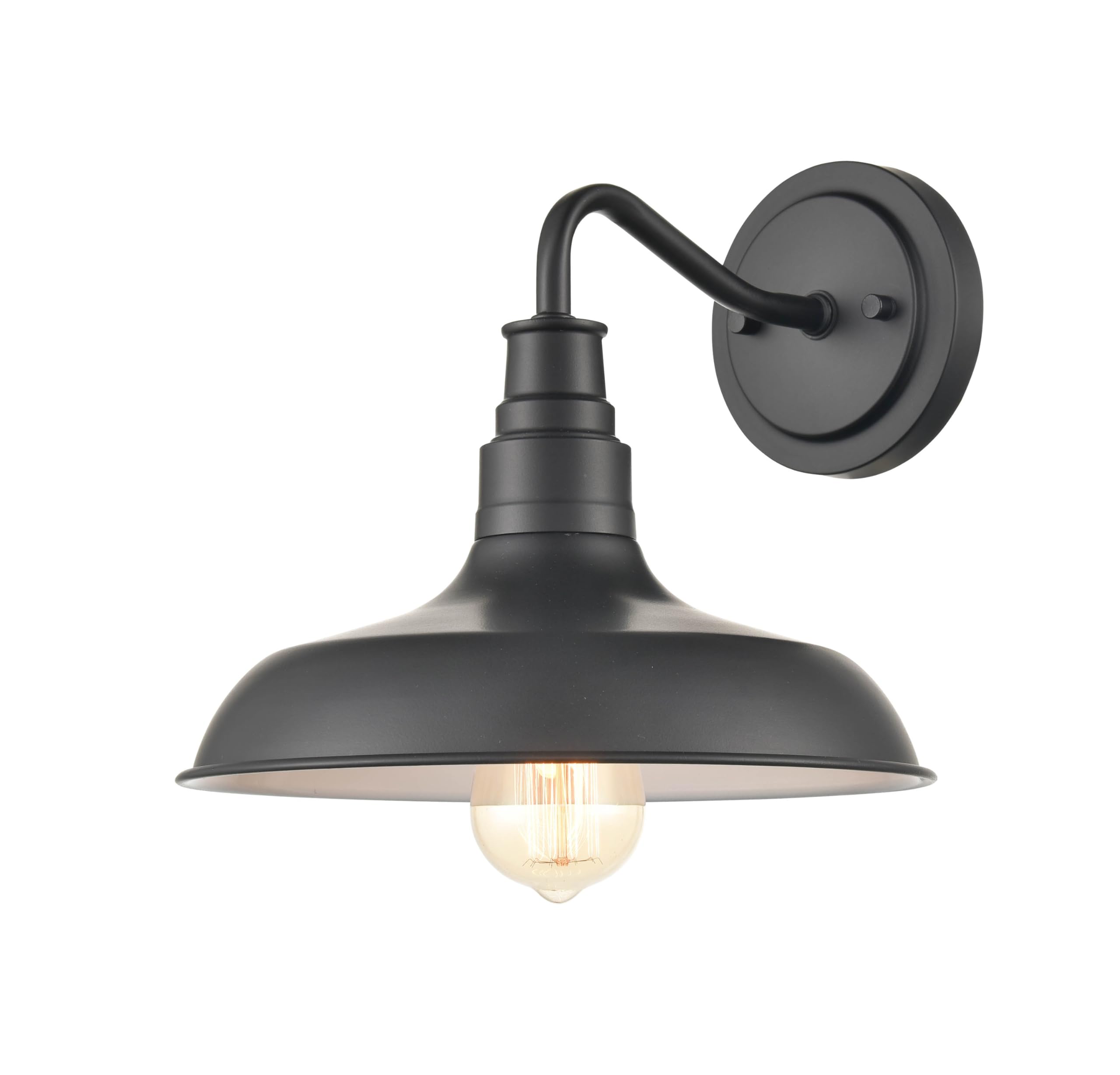 Ml Lighting 2951-Pbk One Light Outdoor Wall Bracket, Powder Coated Black