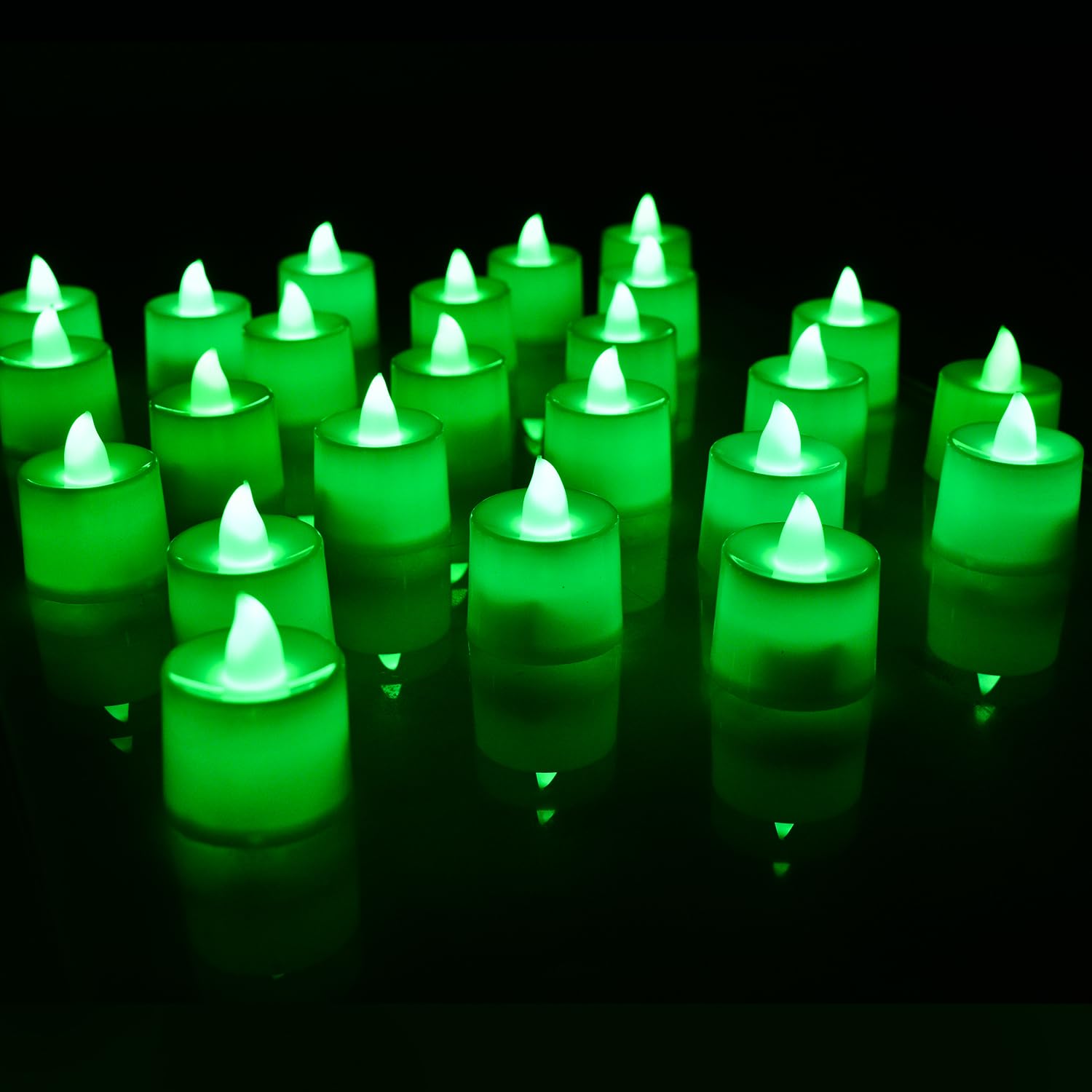 Oblivion Flameless LED Tea Light Candles for Home Decor - Perfect for Diwali, Christmas & Navratri Lighting, Battery Operated Fa