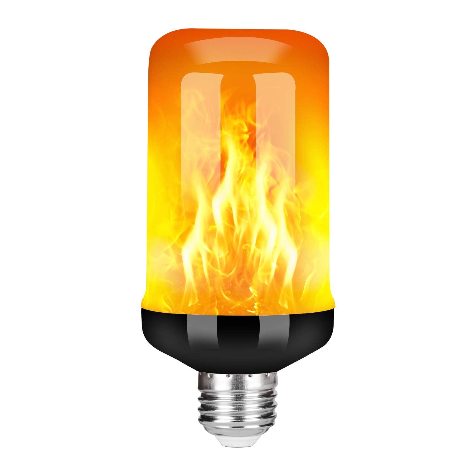 Y- Stop Flame Light Bulbs, Led Fire Light Bulb With Flickering Flame Effect, 4 Modes Halloween Decor Lights, E26 Base Upside Dow