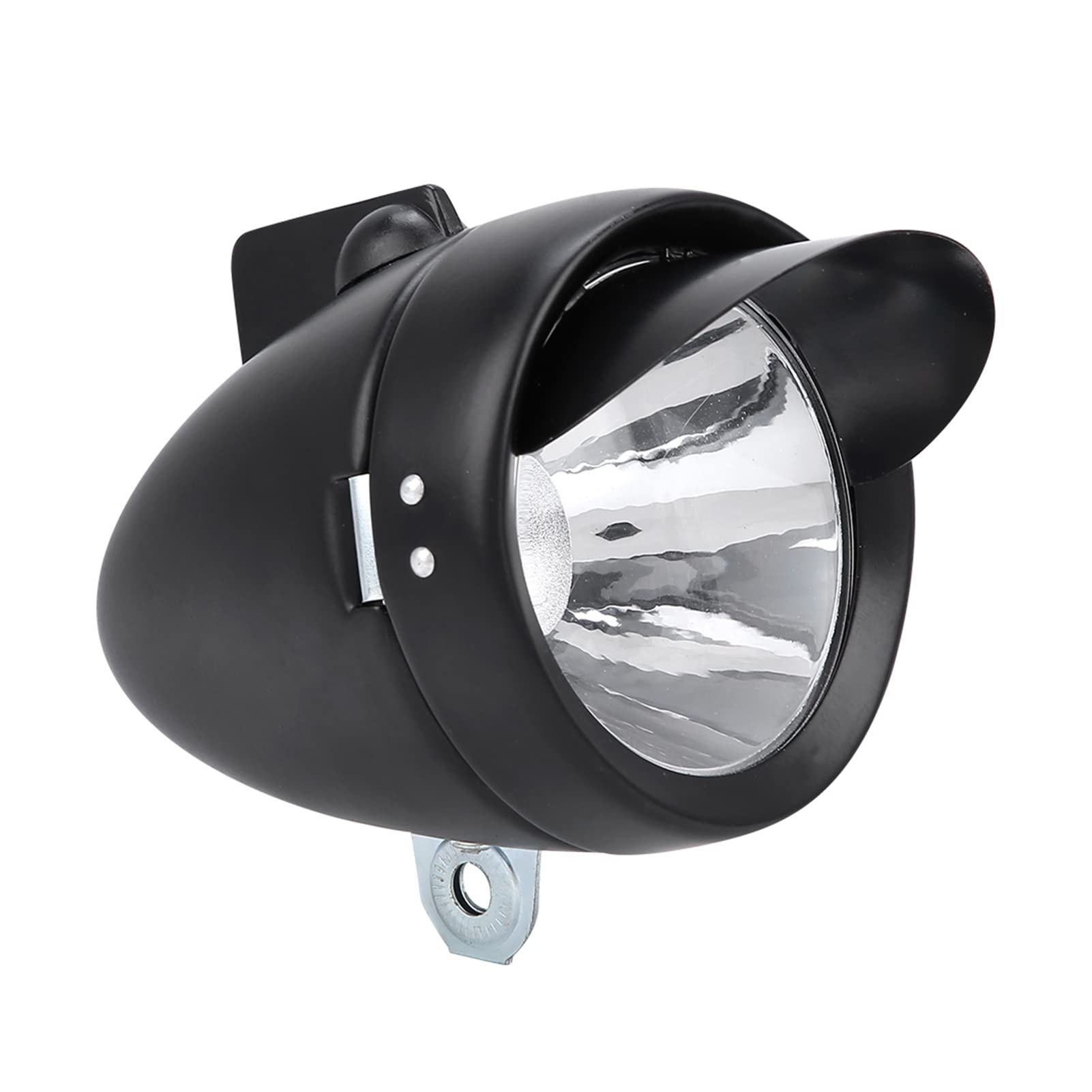 Vintage Bike Headlight, Classical Led Super Light Bicycle Retro Front Headlight With Bracket, Bright Metal Night Riding Safety B