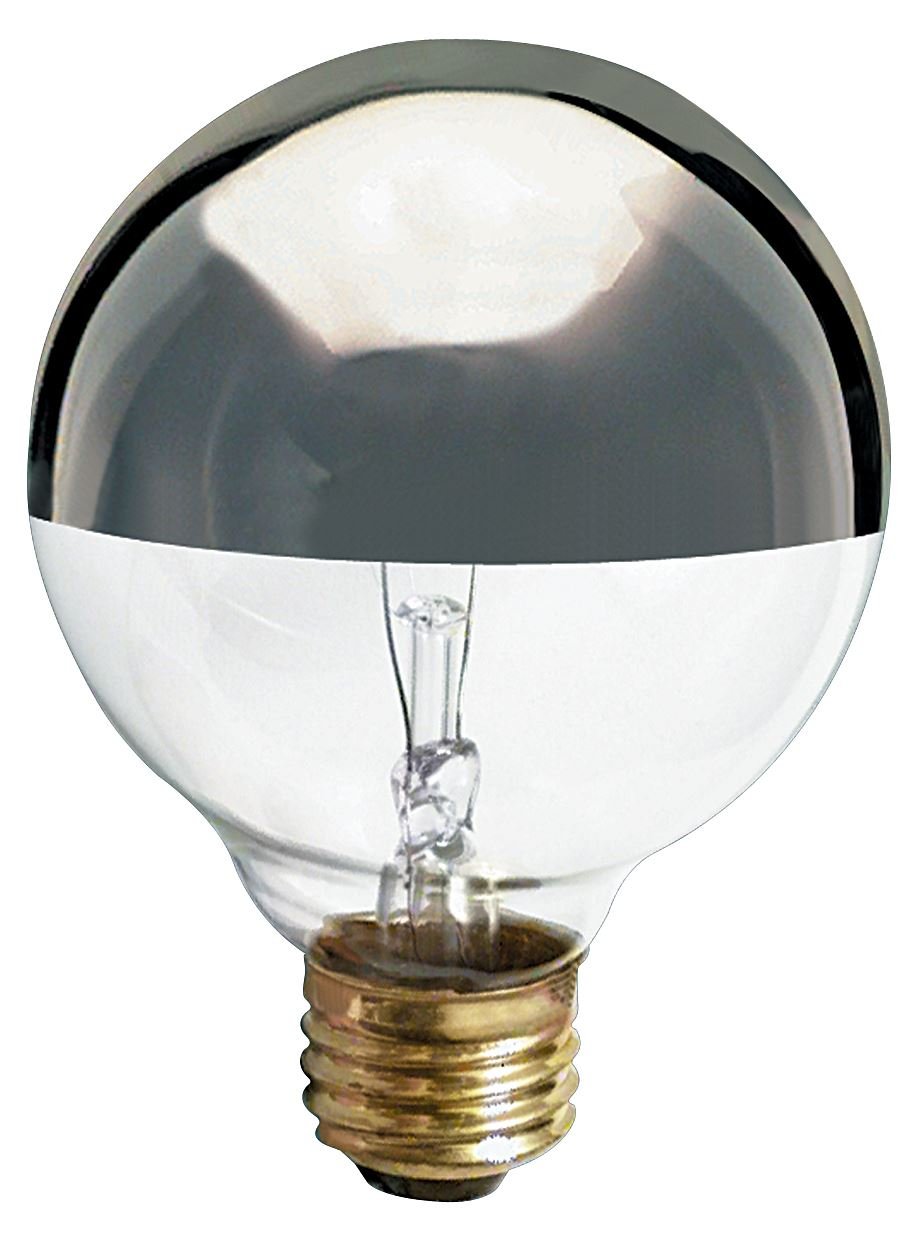 Satco S3861 Light Bulb - Silver Crown, Clear Glass, Energy Efficient, Durable