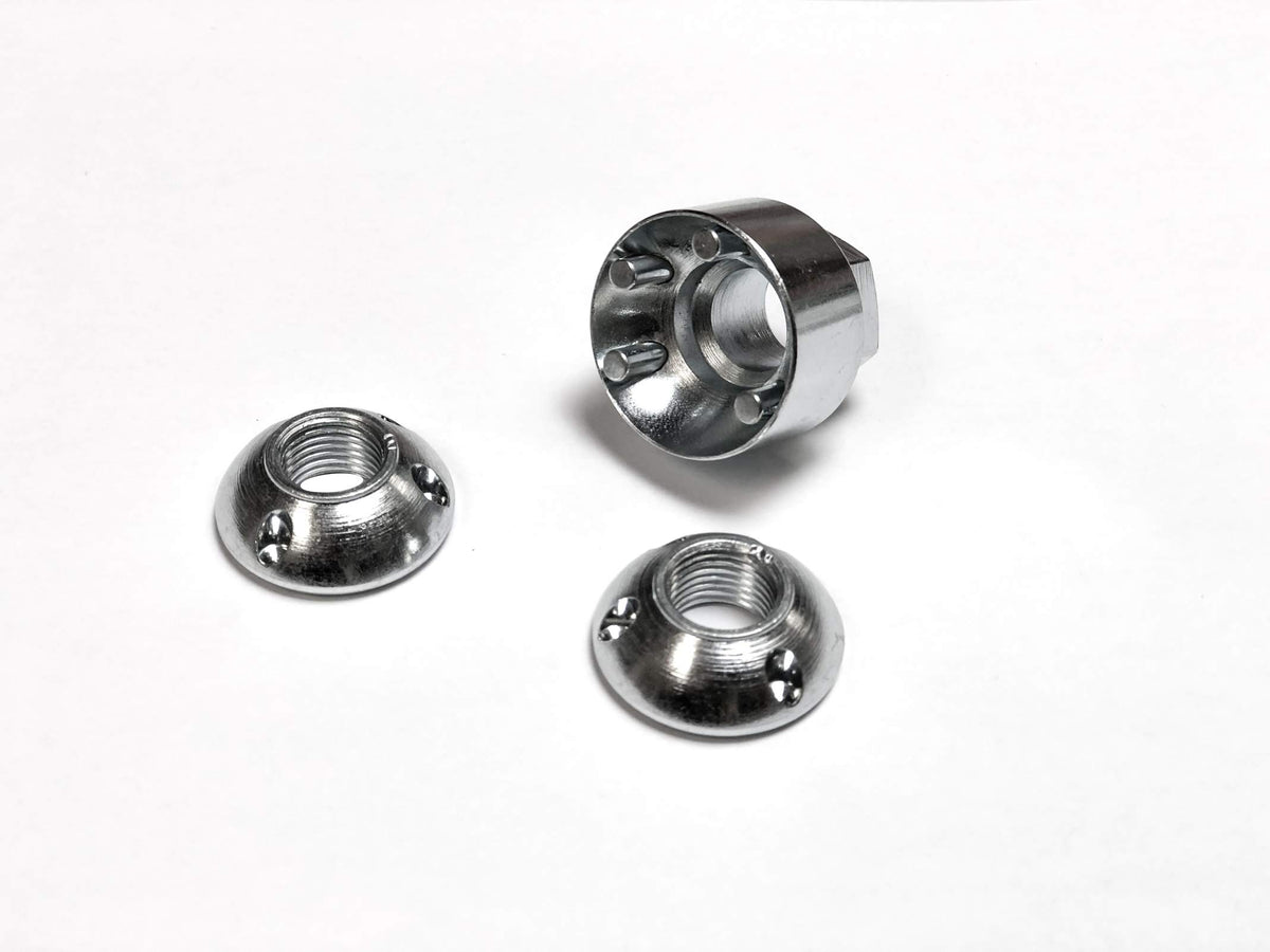 KC HiLiTES 7221 Light Lock CNC 1/2-13 Thread - Pack of 2