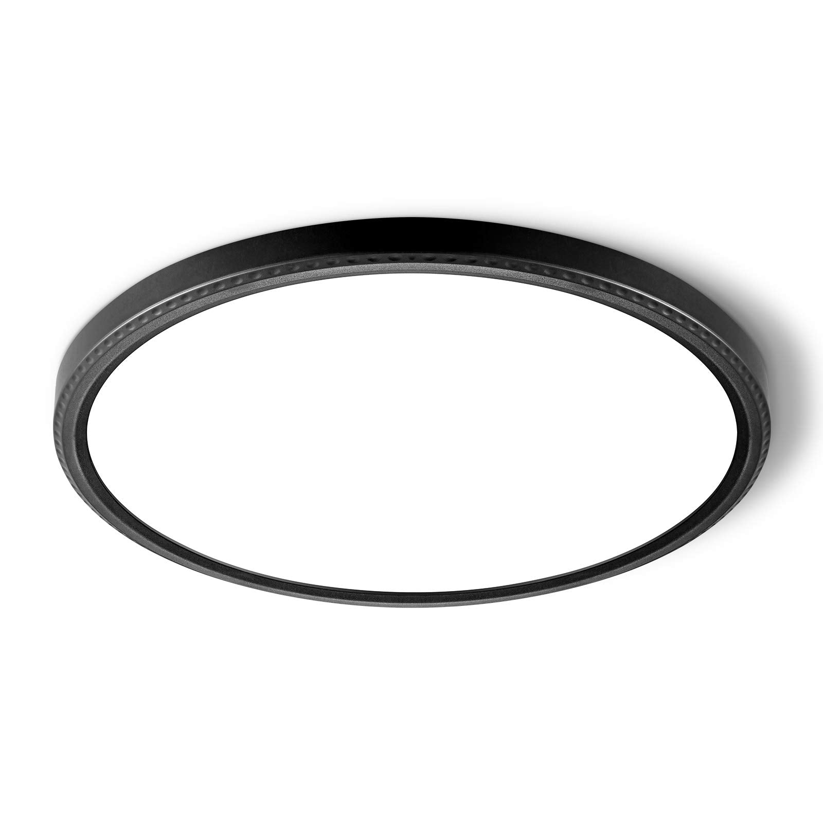 MODERN 28W 3100lm LED Flush Mount Ceiling Light, Super Slim 12 inch LED Ceiling Light, 5000K Daylight LED Ceiling Light for Bedr