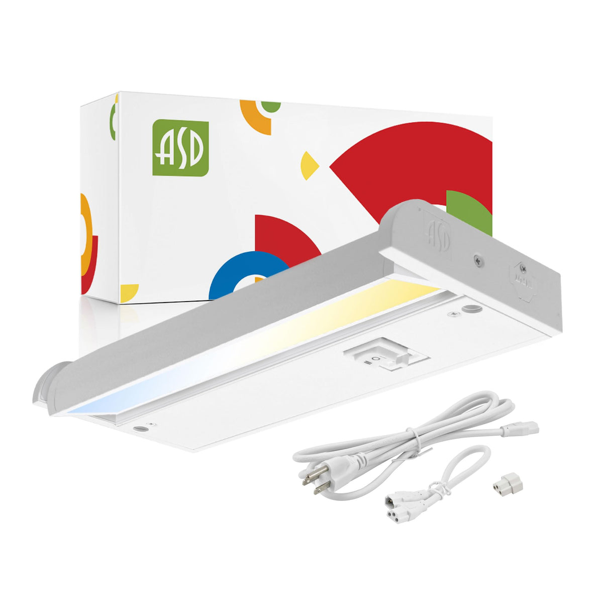 Asd 9-Inch Swivel Led Under Cabinet Light, Dimmable, Hardwired/Plug-In, 2700K-
