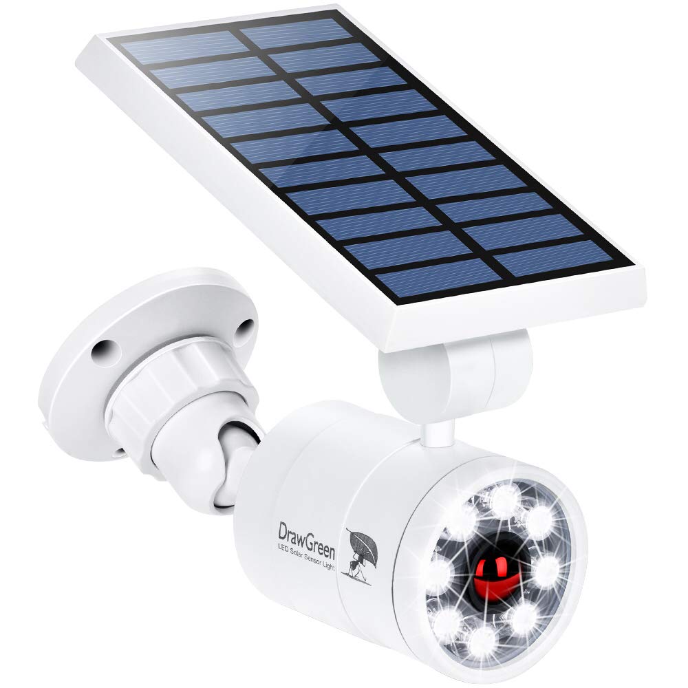 Motion Sensor Solar Lights Outdoor Aluminum Case(Not Plastic) 1400Lm 9W(130W Equ.), Solar Floodlight Spotlights For Outside Post Patio Porch Wall Driveway Garden, 100-Week Free Refund/Replacement