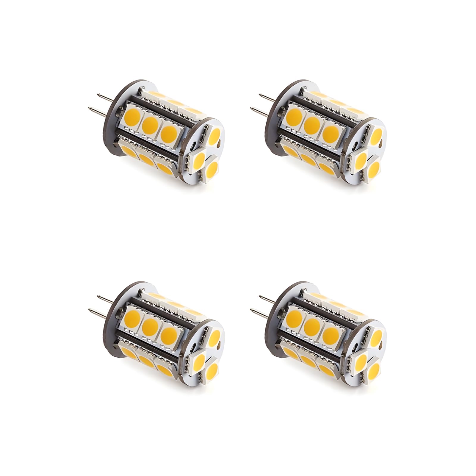 Makergroup T3 G4 Bi-Pin Led Light Bulb 12Vac/Dc Low Voltage 3Watt, Warm White Color 2700K-3000K For Outdoor Landscape Lighting P