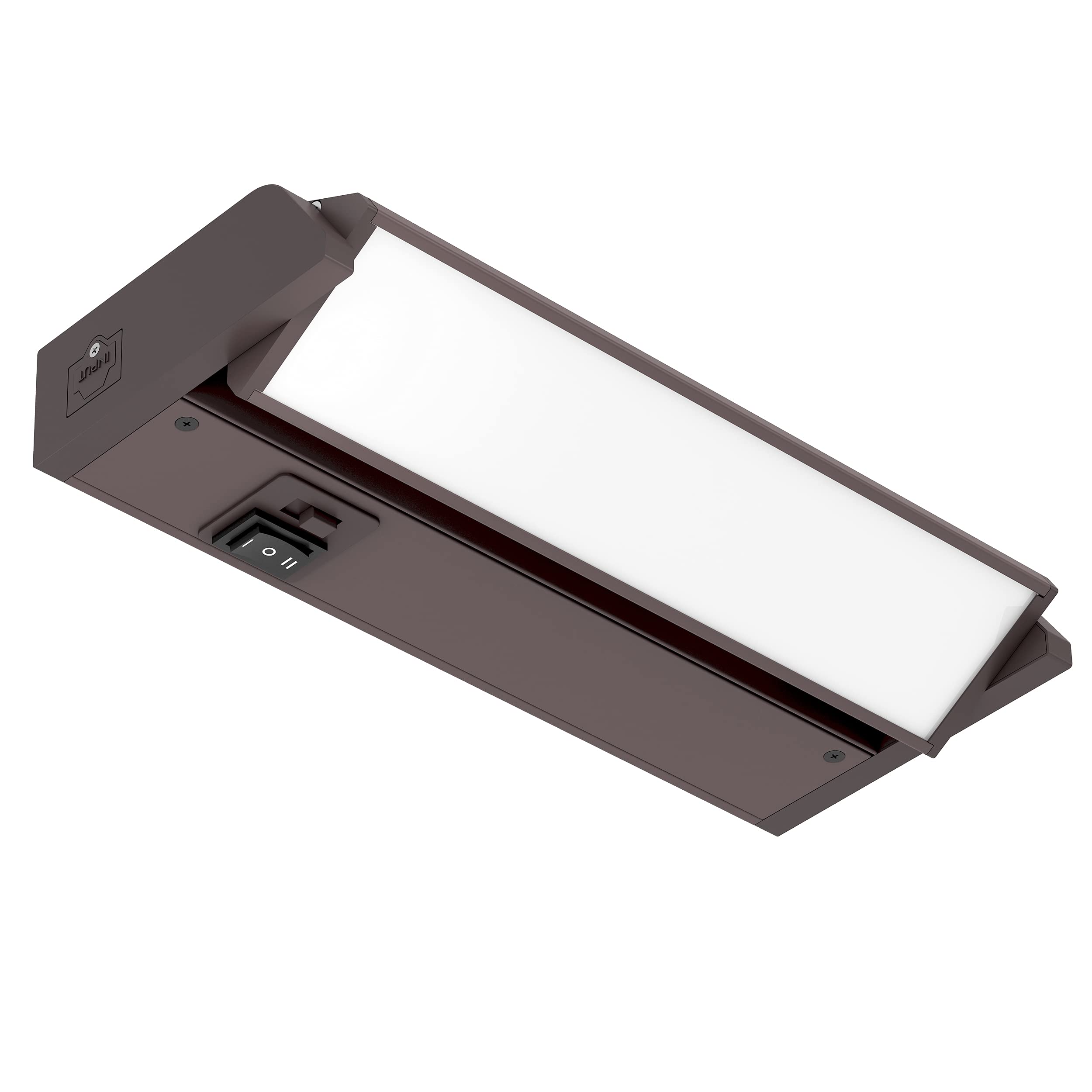 Getinlight 9-Inch Swivel Led Under Cabinet Lights, Glass Lens, Selectable White 2700K/4000K/5000K, Dimmable With Wall Dimmers, B