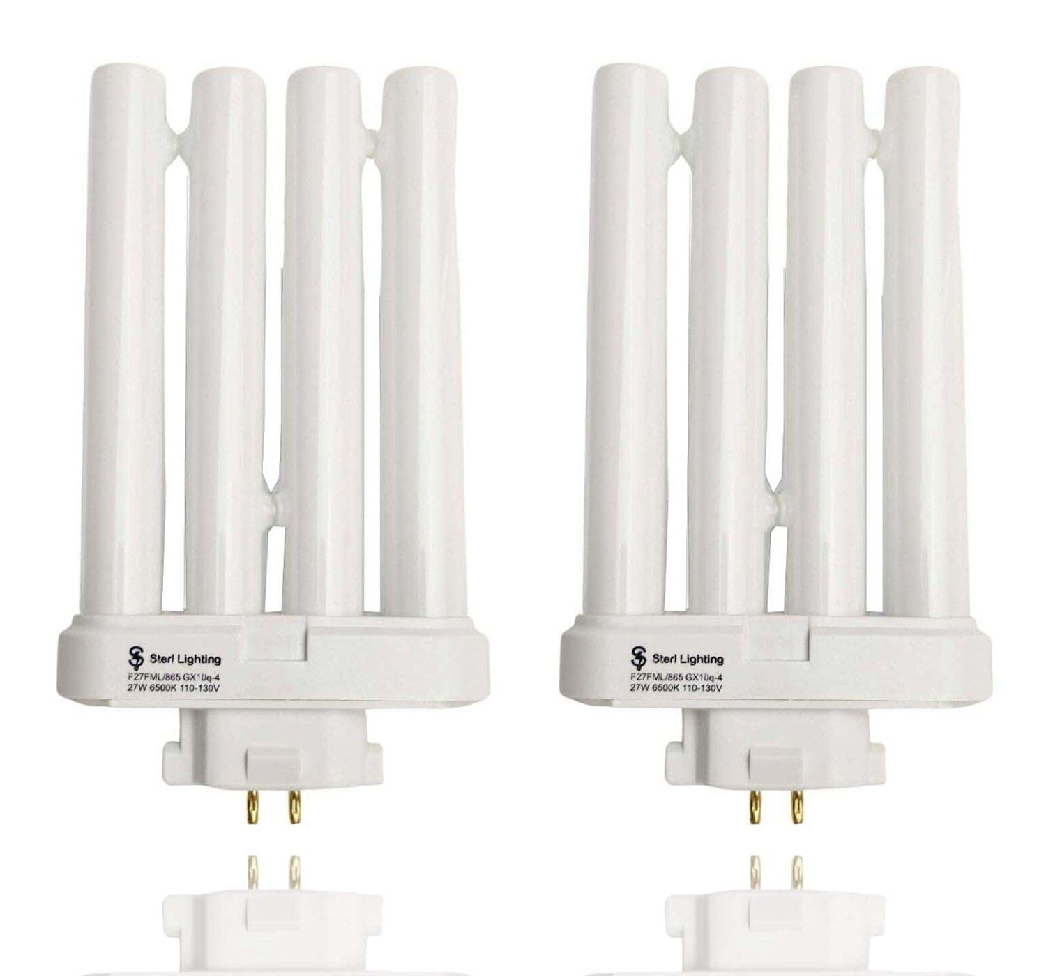 Sterl Lighting - GX10Q-4 Base FML Lamp 27 Watt Replacement Bulb for Desk or Small Floor 4 Prong Reading Quad Tube Compact Fluore