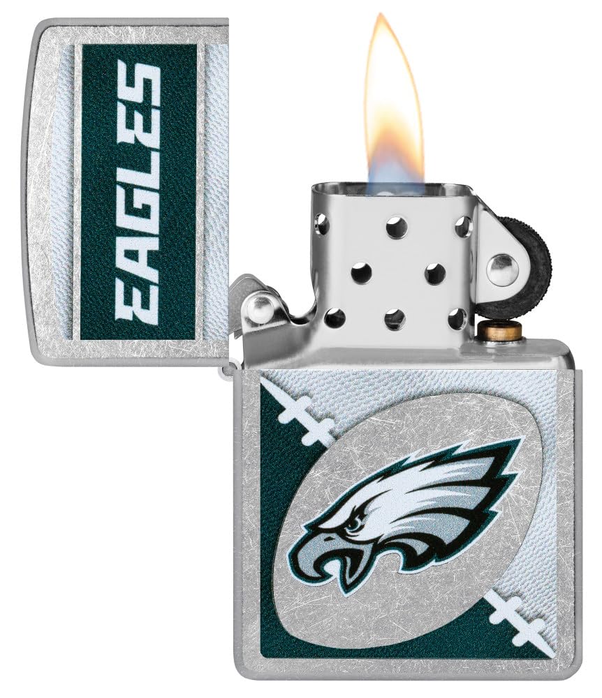 Zippo Nfl Philadelphia Eagles Street Chrome Pocket Lighter