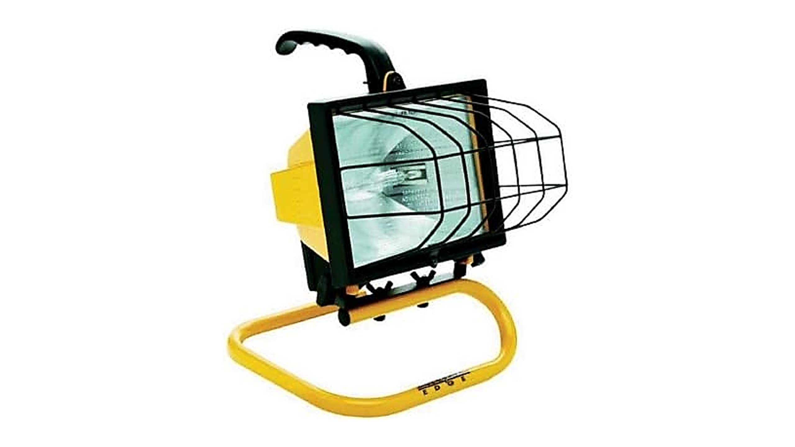 Woods Portable Work Light, 500 Watt, Metal, Yellow, Model L20, 1 Count