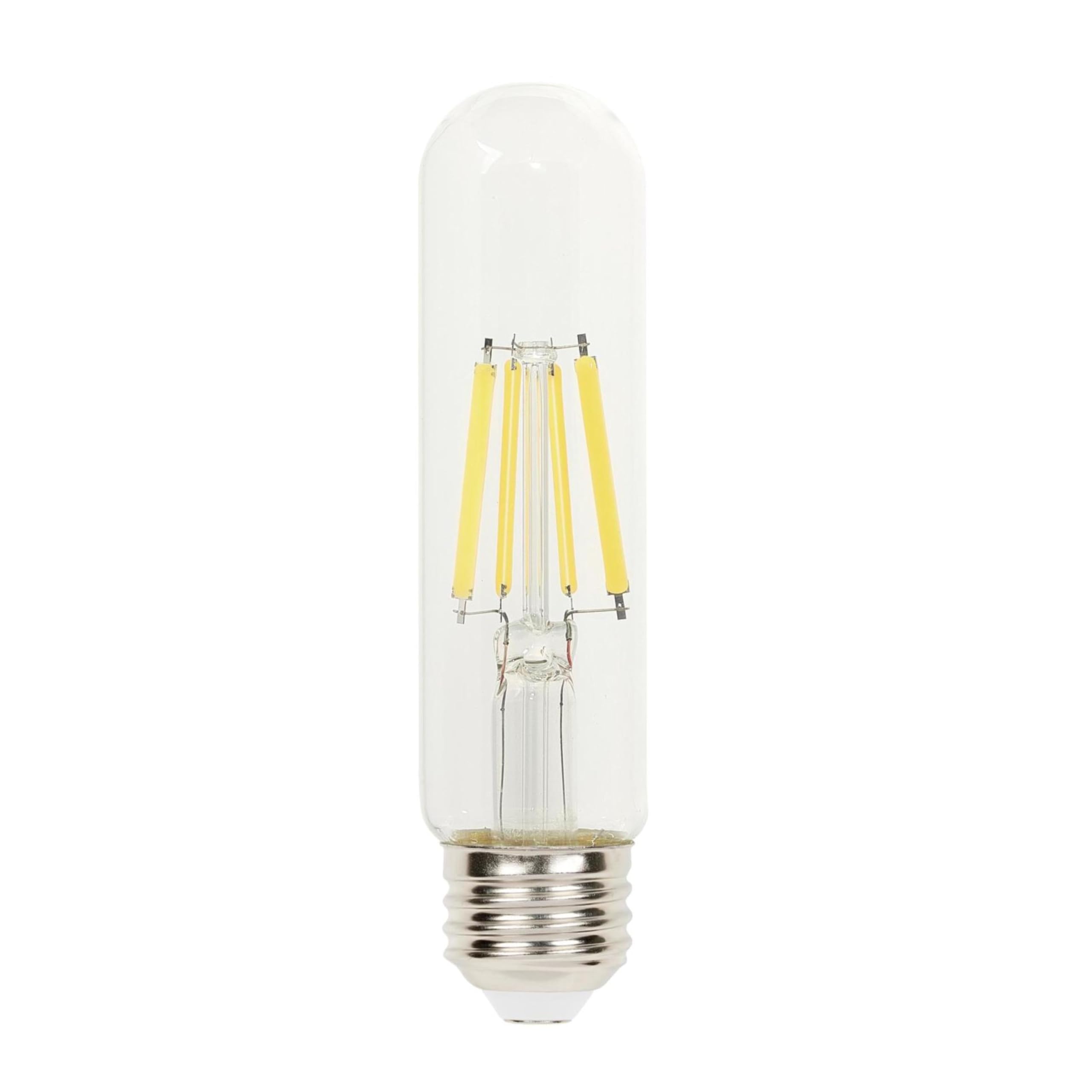 Westinghouse Lighting 5342000 8 Watt (100 Watt Equivalent) T10 Dimmable Clear Filament Led Light Bulb, Medium Base