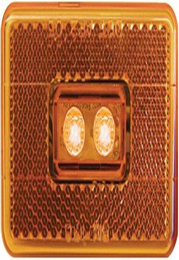 Peterson V170A Piranha Amber Led Clearance/Side Marker Light - Durable Plastic Design
