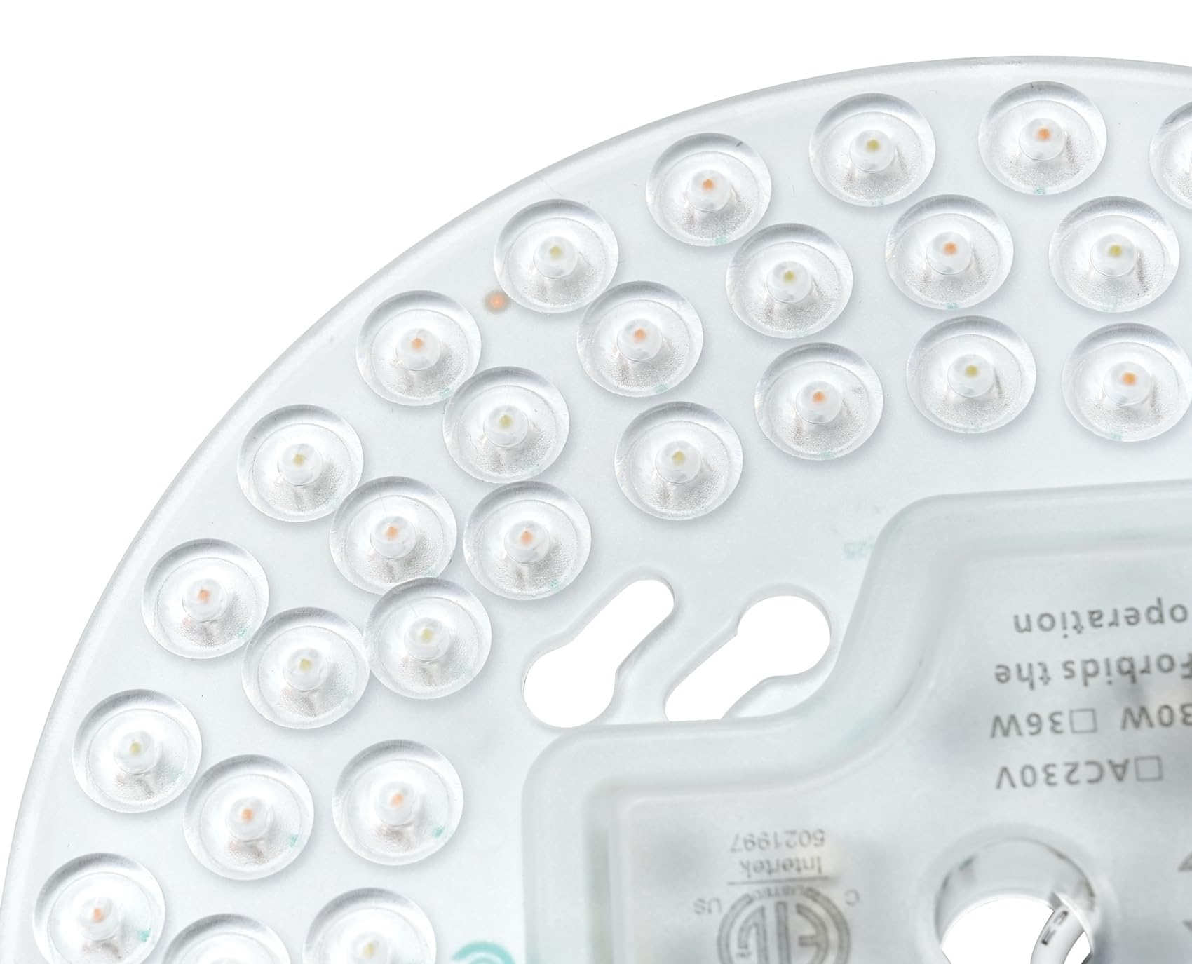 Haoledi 6.69'' Led Ceiling Fan Light Retrofit Kit 25W 3000Lm Ceiling Light Replacement Pcb Board 5Cct 3000K 3500K 4000K 5000K 6000K Adjustable 120V Cri90 Dimmable (25, Watts)