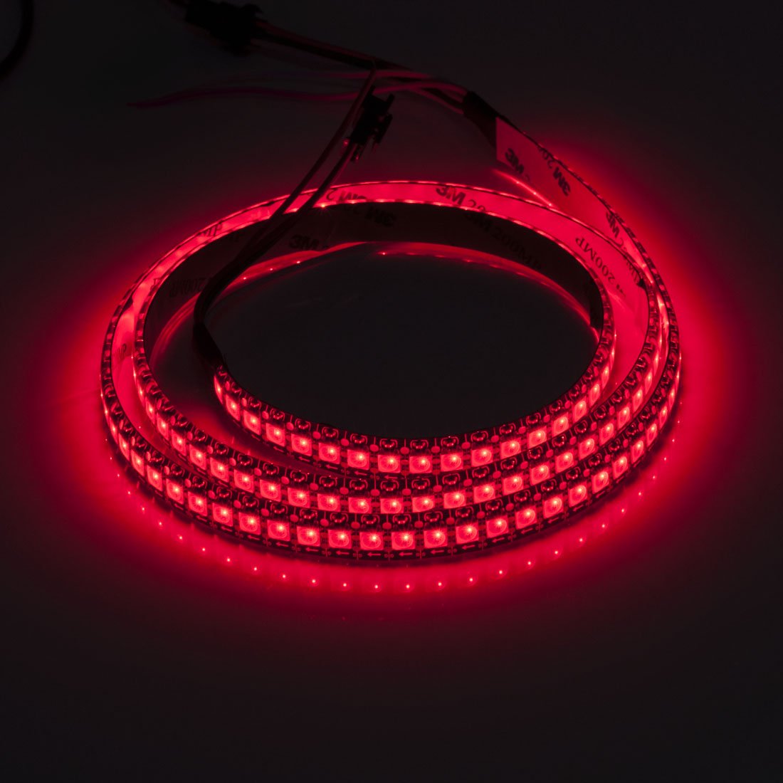 BTF-LIGHTING RGBW LED Strip, SK6812 Cool White & RGB, 3.3ft, 144 LEDs, Black PCB, IP65 Waterproof, Flexible Lighting Solution