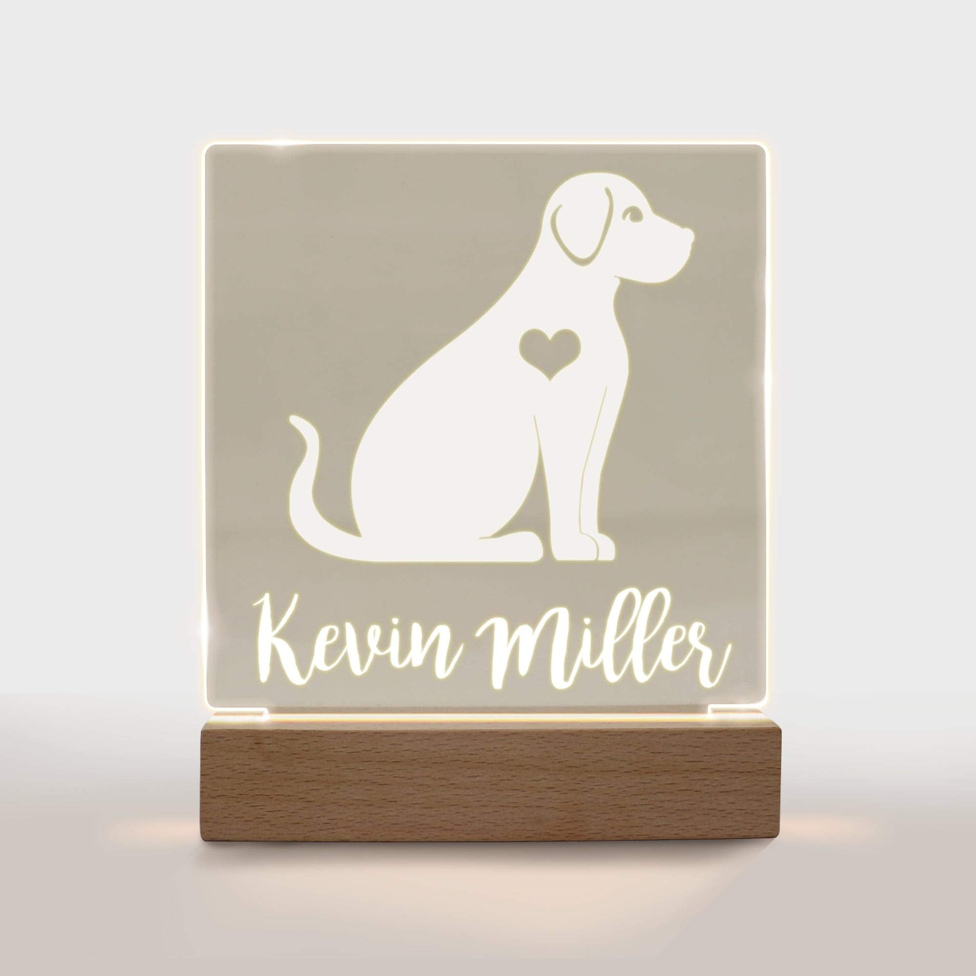 Personalized Night Light For Kids Girls Boys Customized Gifts For Baby Nursery Bedroom Decor Dogs