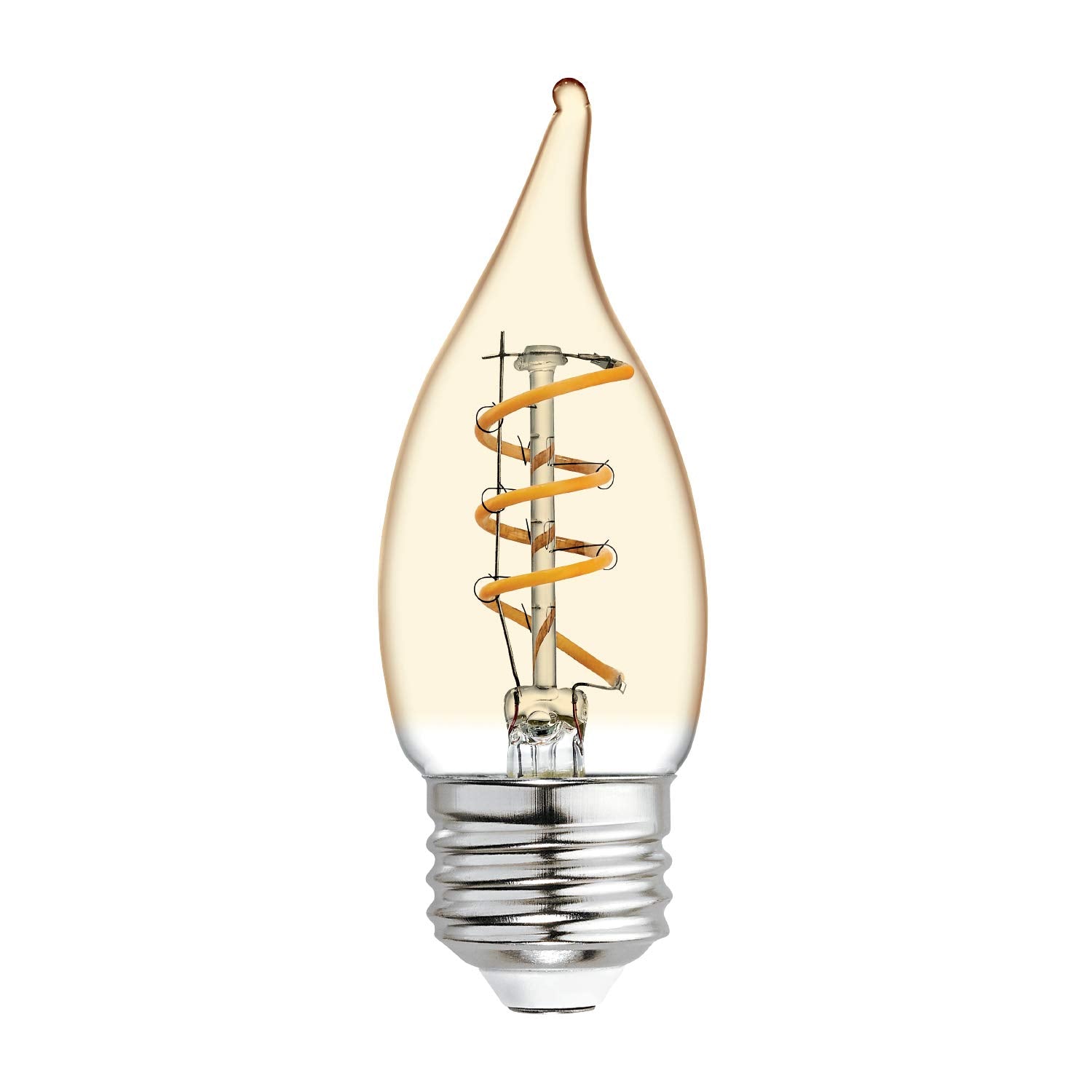 GE Vintage Style LED Light Bulb, 25 Watt, Amber Finish, Decorative Bulb, Medium Base (1 Pack)