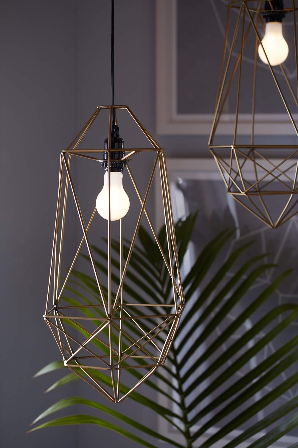 GE Basic LED Light Bulbs, 75 Watt, Daylight, 2 Pack, A19, Copper Material