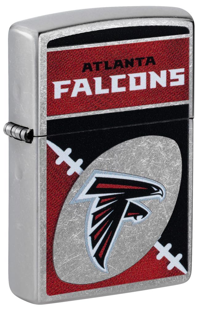 Zippo Nfl Atlanta Falcons Street Chrome Pocket Lighter
