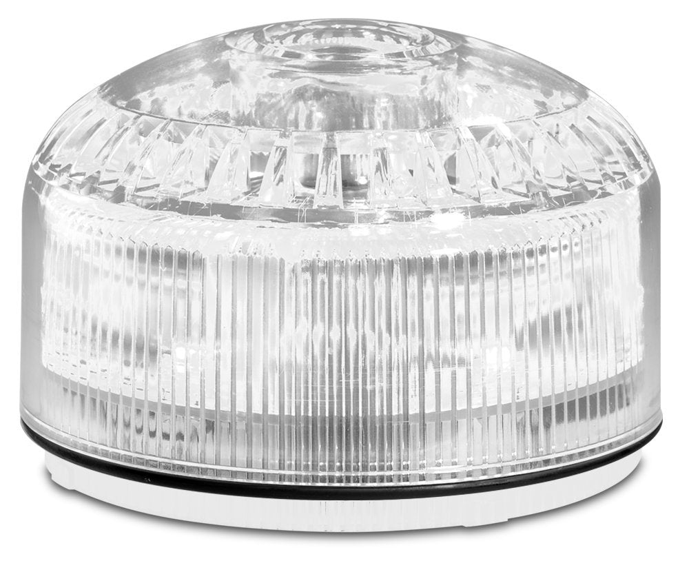 Federal Signal Slm500C Streamline Modular Low Profile Combination Led/Sounder, Clear, Required Base Sold Separately, Polycarbonate
