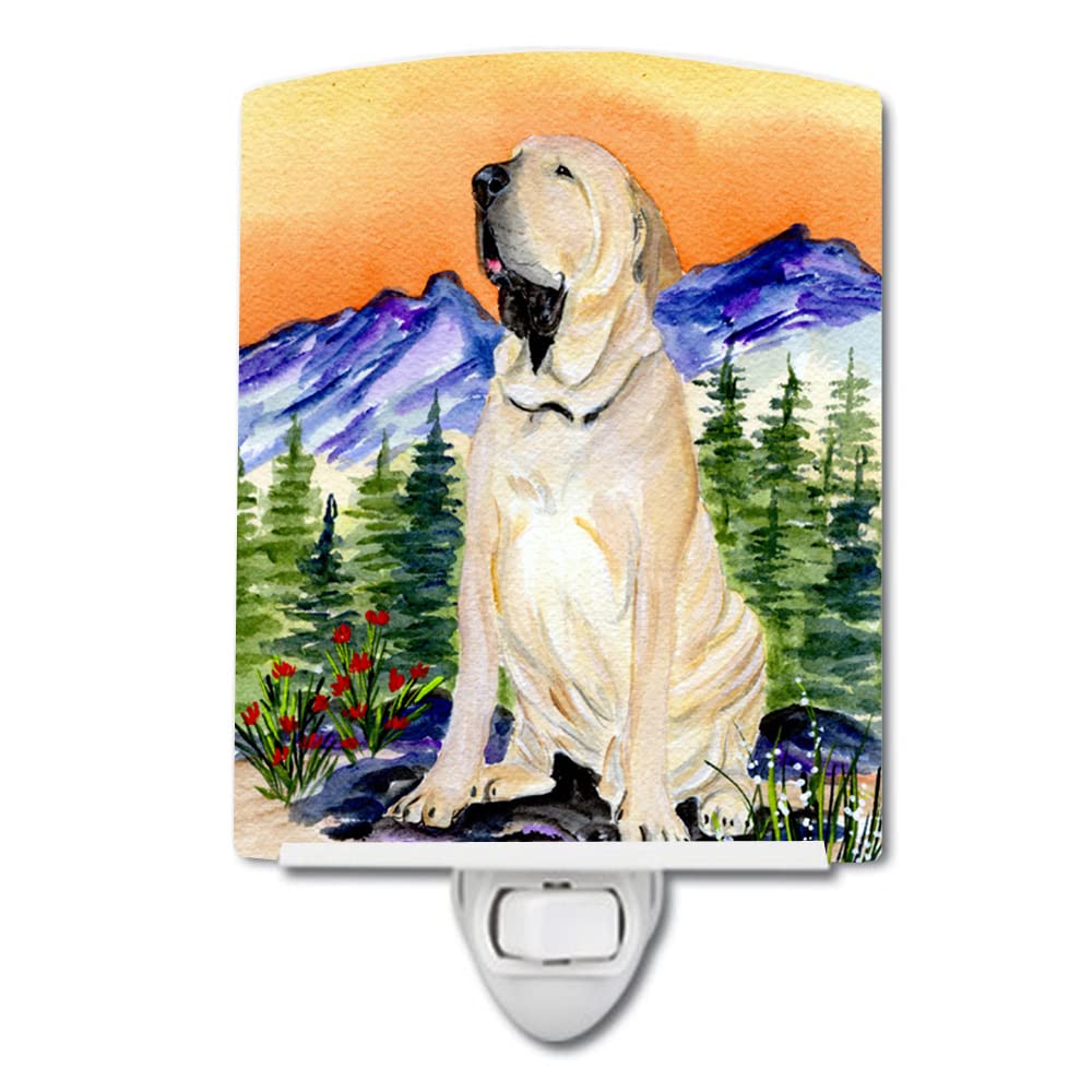 Carolines Treasures Ceramic Night Light, Brazilian Mastiff, 6x4x3 inches, Multicolor, Model SS8169CNL, UL-Certified