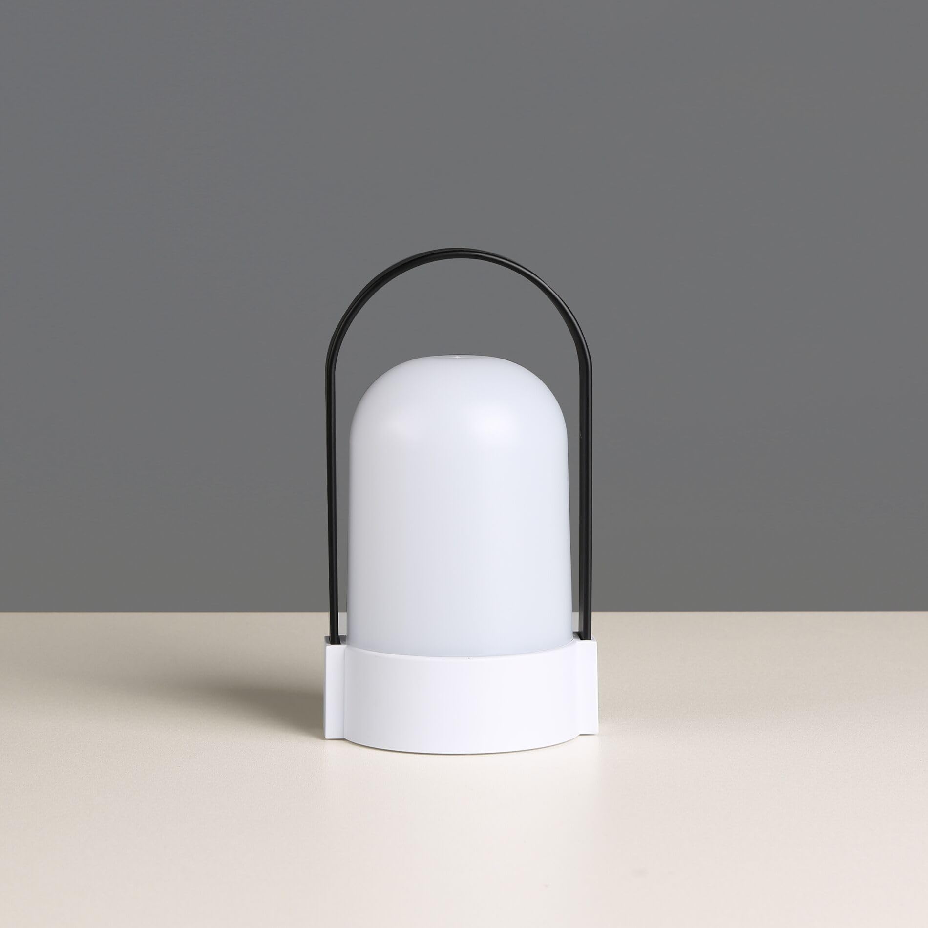 YONIKU LED IP44 Waterproof Portable Lantern Lamp 3-Level Dimmable Light, USB-C Rechargeable Outdoor Camping Light with 600mAh Ba