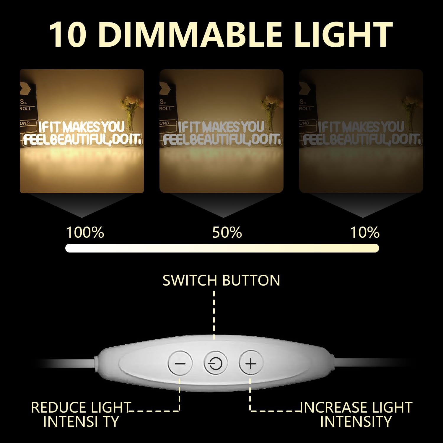 If It Make You Feel Beautiful Do It Neon Sign For Wall Decor Beauty Room Neon Led Sign Spa Salon Neon Light Up Sign For Beauty Salon Spa Studio Business Esthetician Shop Decoration Gift