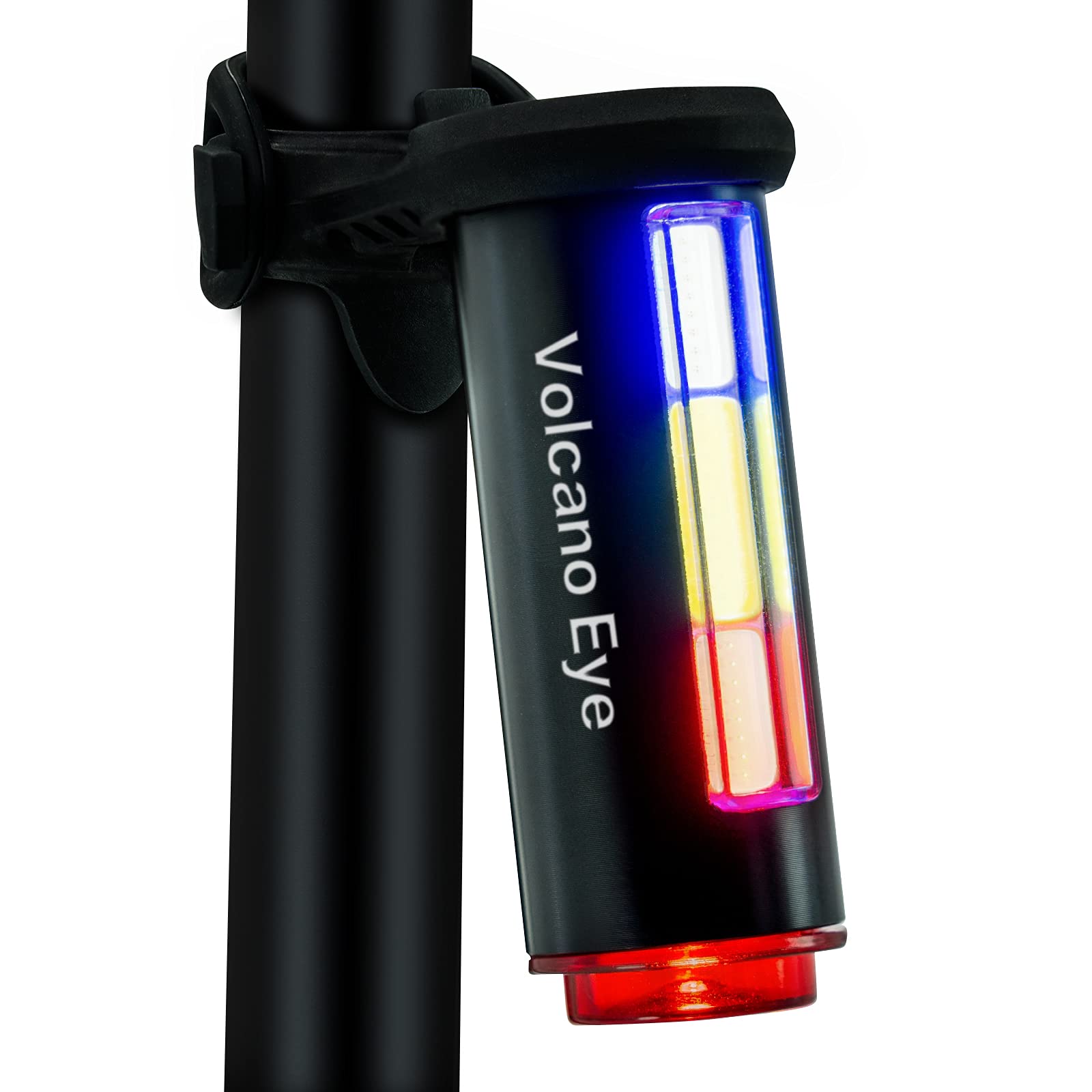 Bike Tail Light, USB Rechargeable LED Safety Light for Bicycle, Ultra Bright Waterproof Cycling Rear Taillight, Red/White/Blue 7