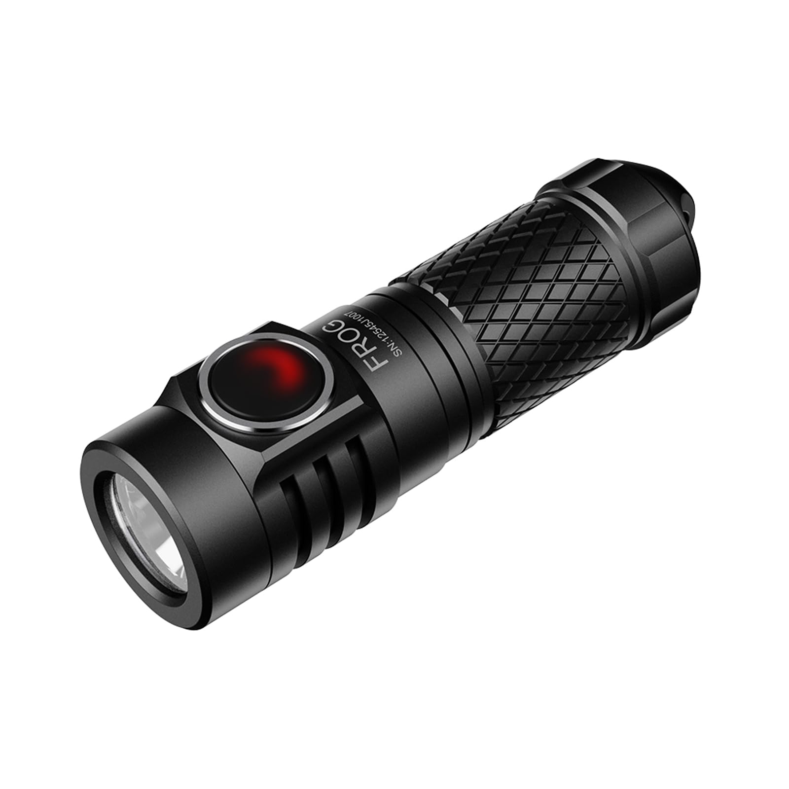 LUMINTOP Frog 2.0 Keychain Flashlight 600 Lumens Small LED Flashlight 443 ft Beam Distance Mini Light IPX-8 Waterproof (Battery 