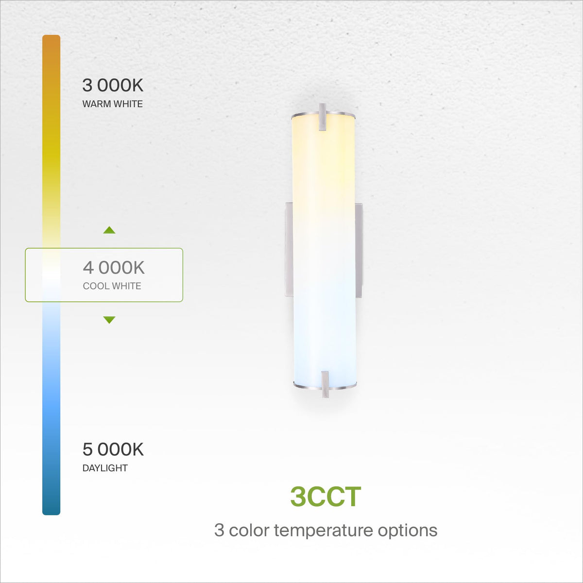ASD LED Wall Mount Vanity Lighting Fixture 20W 1500LM 3000K-5000K 18 I ...