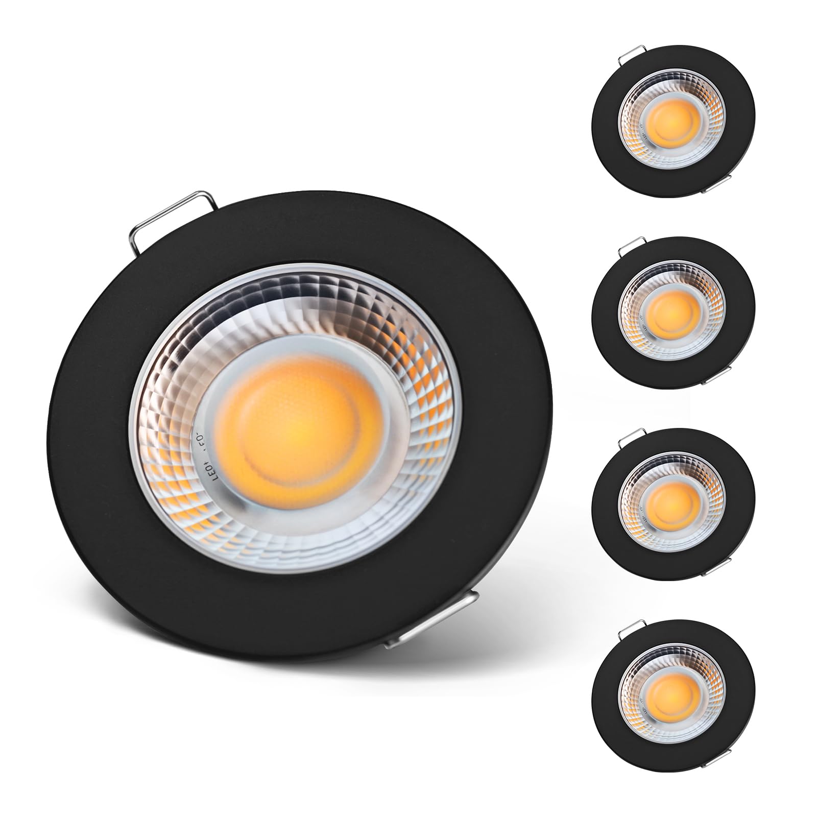 GZV 12V Puck Light, LED RV Recessed Ceiling Light, 3 inch Waterproof Interior Lighting for Under Cabinet, Camper Vans Truck Moto