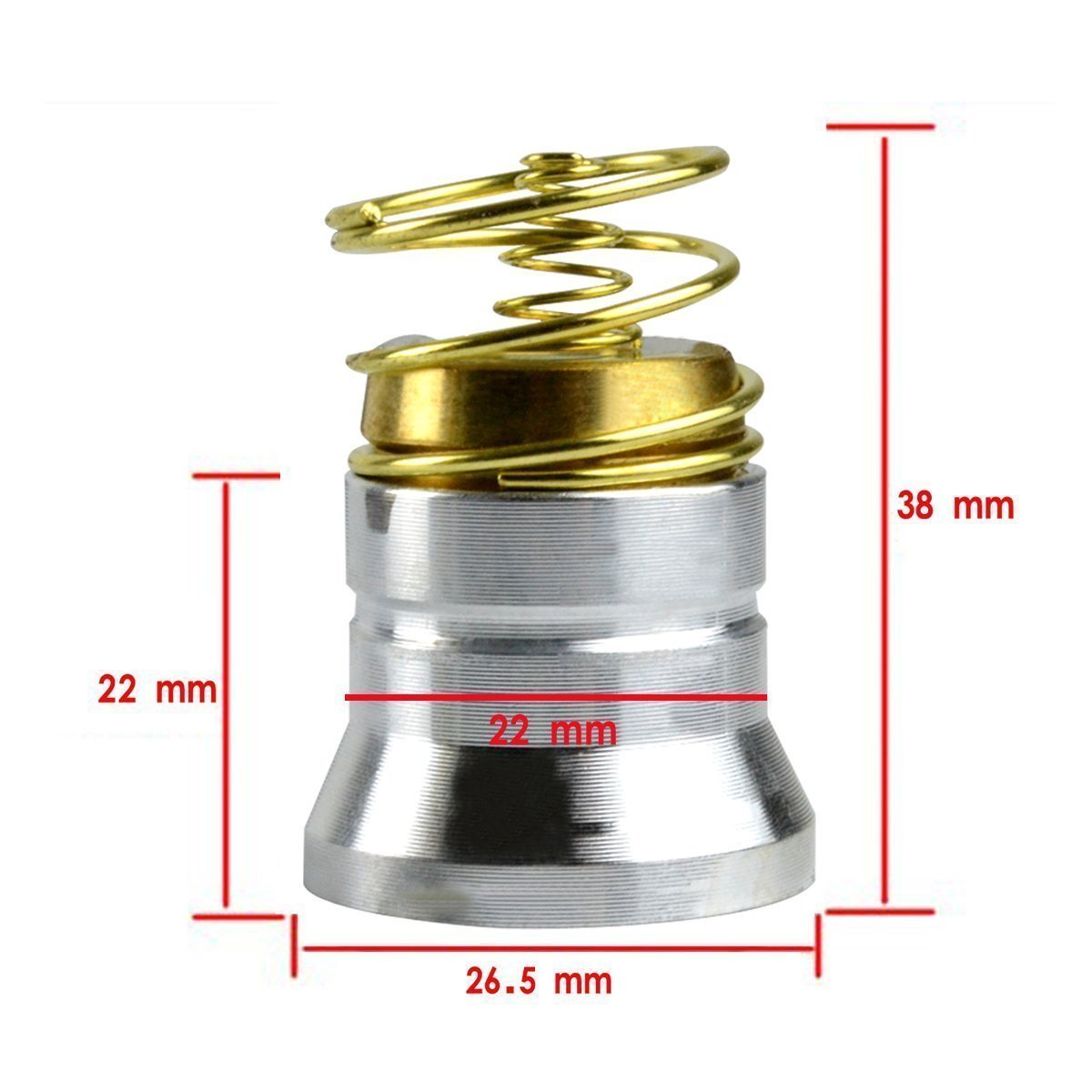 Bestsun Ultra Bright Flashlights Xm-L2 Led Bulb Single Mode 1200 Lumens Drop-In P60 Design Module Flashlight Replacement Bulb Re